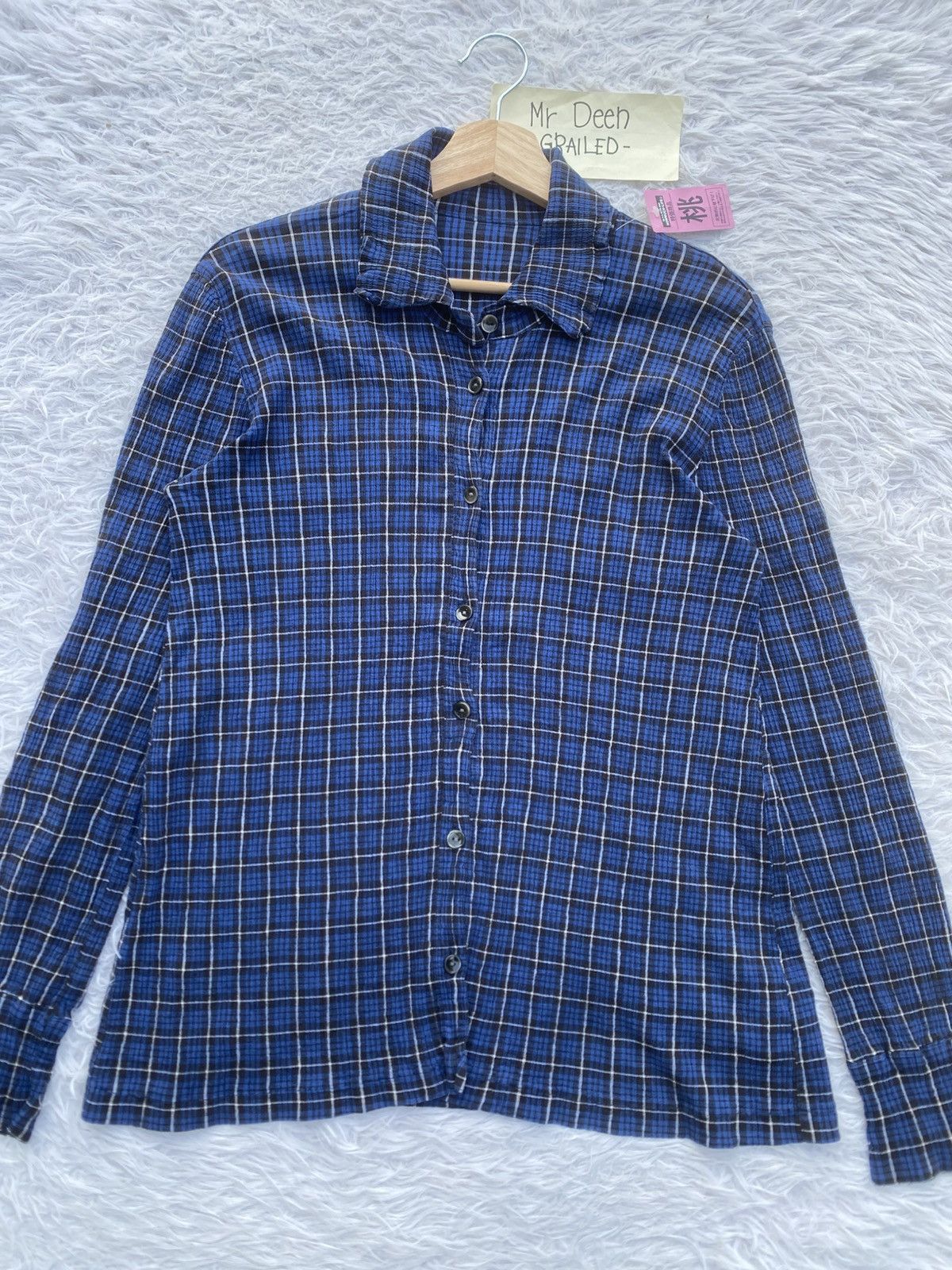Tsumori Chisato Rare Vintage Tsumori Chisato by Issey Miyake Checkered Shirt Size US M / EU 48-50 / 2 - 4 Thumbnail