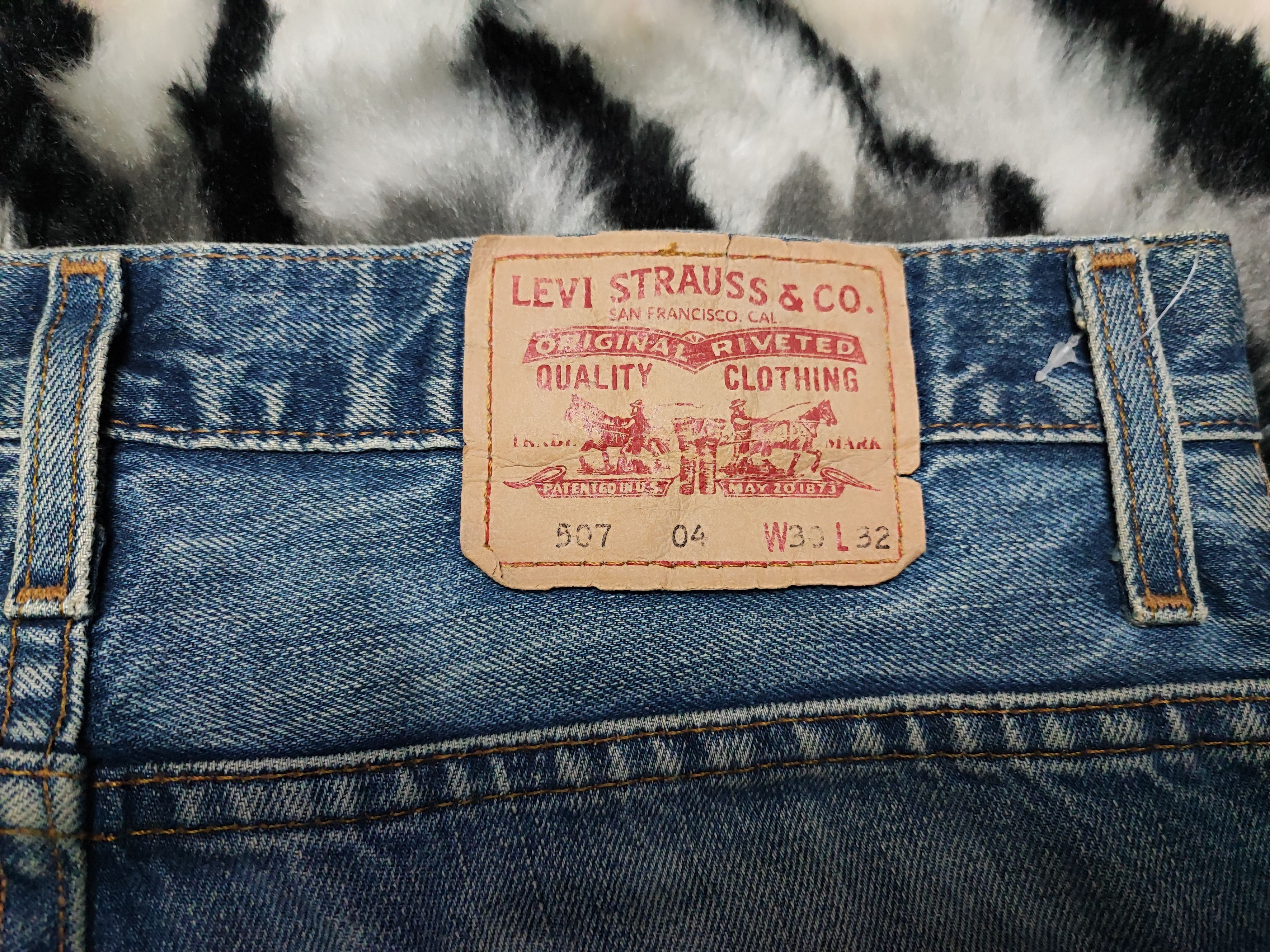 Levi's Levis 507 Flare Distressed Vintage Denim Size US 30 / EU 46 - 12 Thumbnail