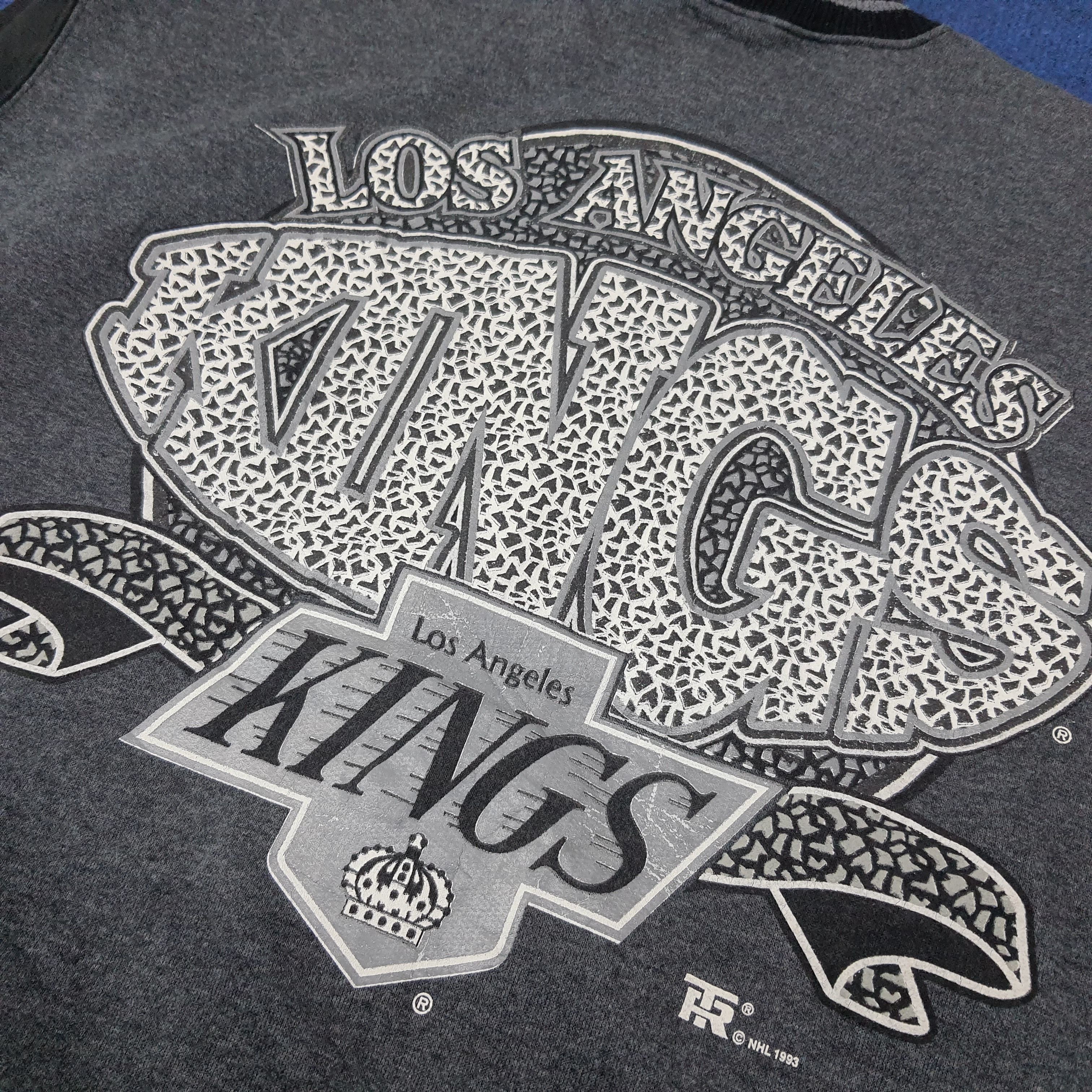 NHL Vintage Los Angeles Kings Hockey Team Varsity Jacket C248N18 Size US XL / EU 56 / 4 - 2 Thumbnail