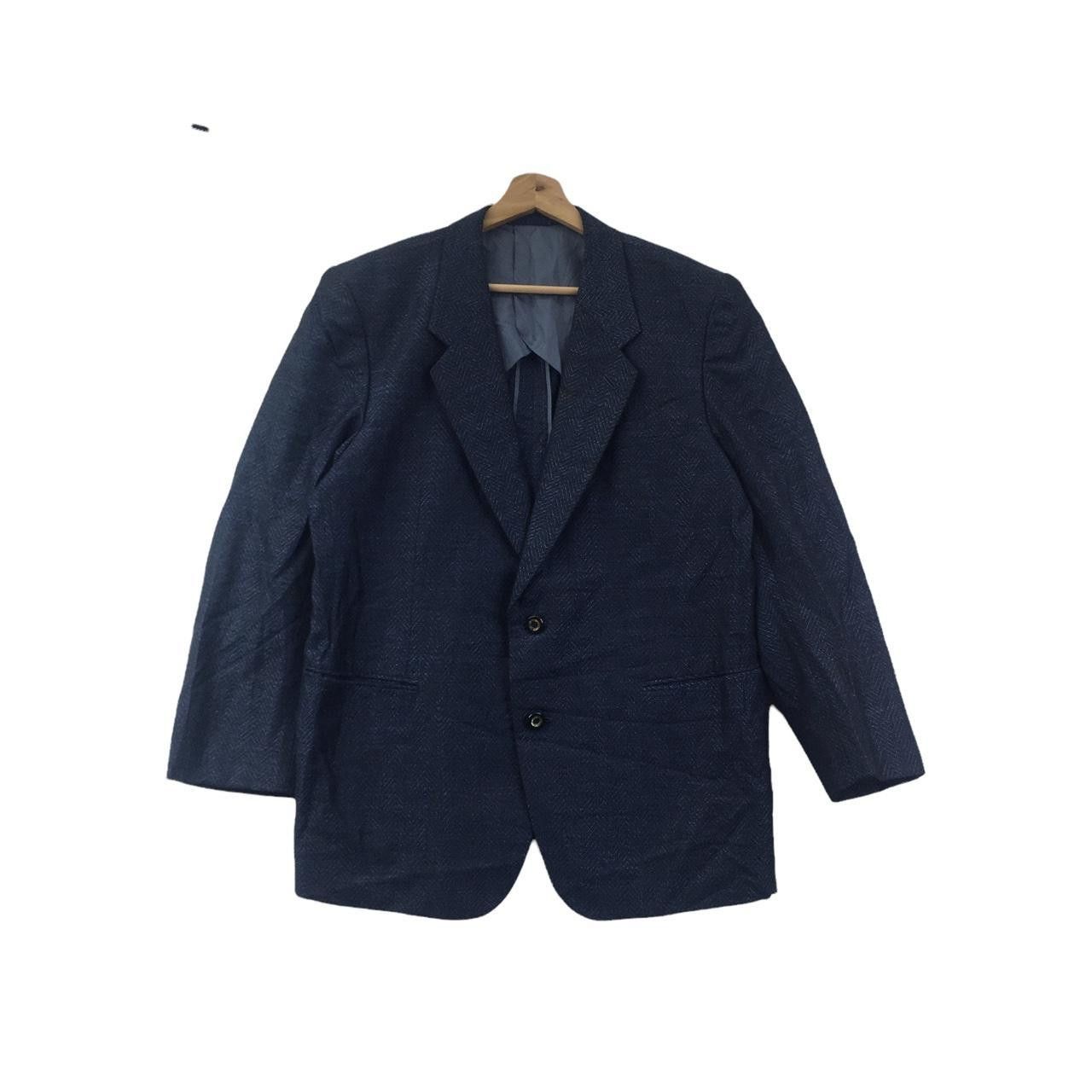 Playboy Vtg PLAYBOY COLLECTION BUNNY 2 Button Blue Blazer Sport Size US L / EU 52-54 / 3 - 1 Thumbnail