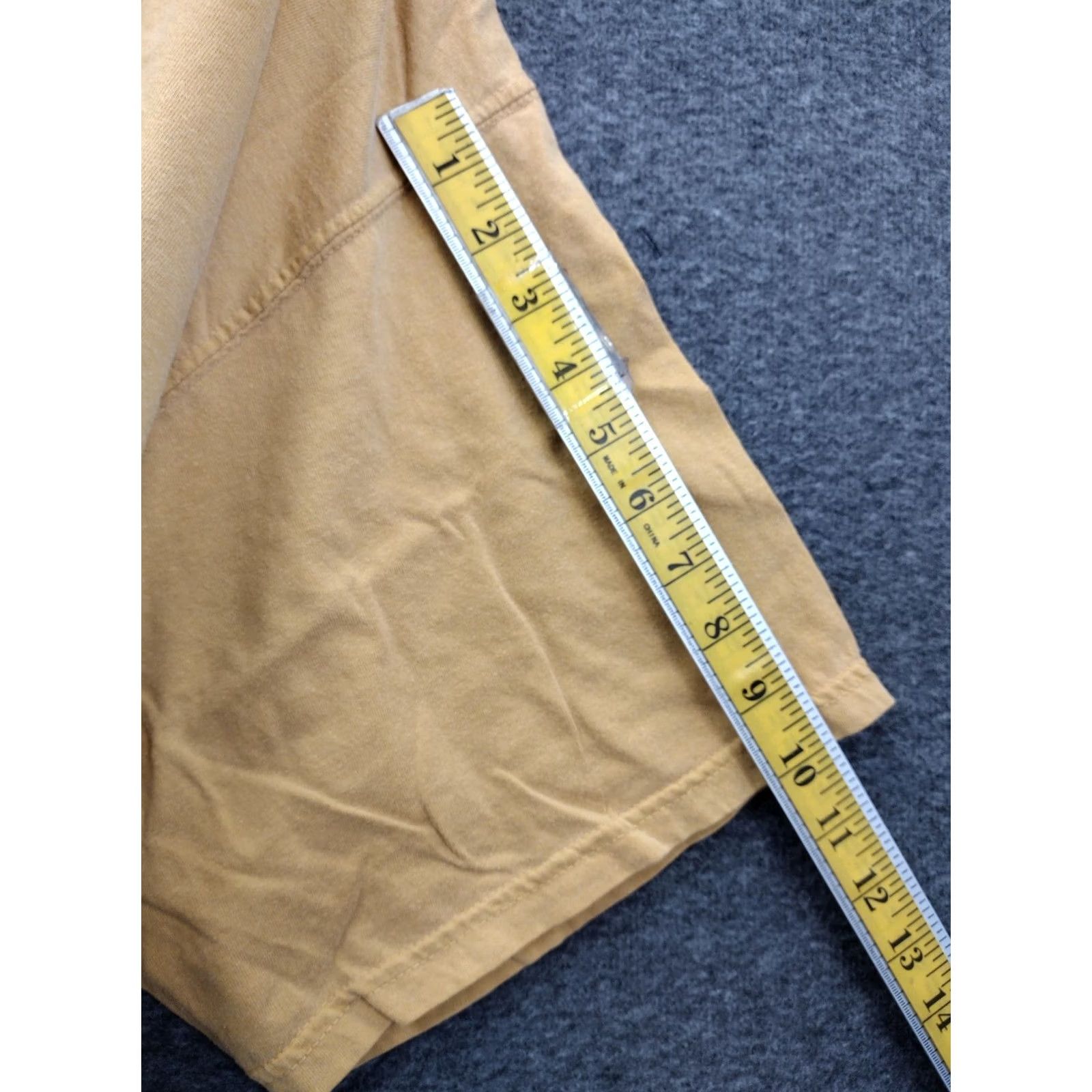Comfort Colors Comfort Colors 100% Cotton Men's Mustard Short Sleeve Tee Shirt Heavyweight Crew Neck T-Shirt 4XL Size US XXL / EU 58 / 5 - 5 Thumbnail