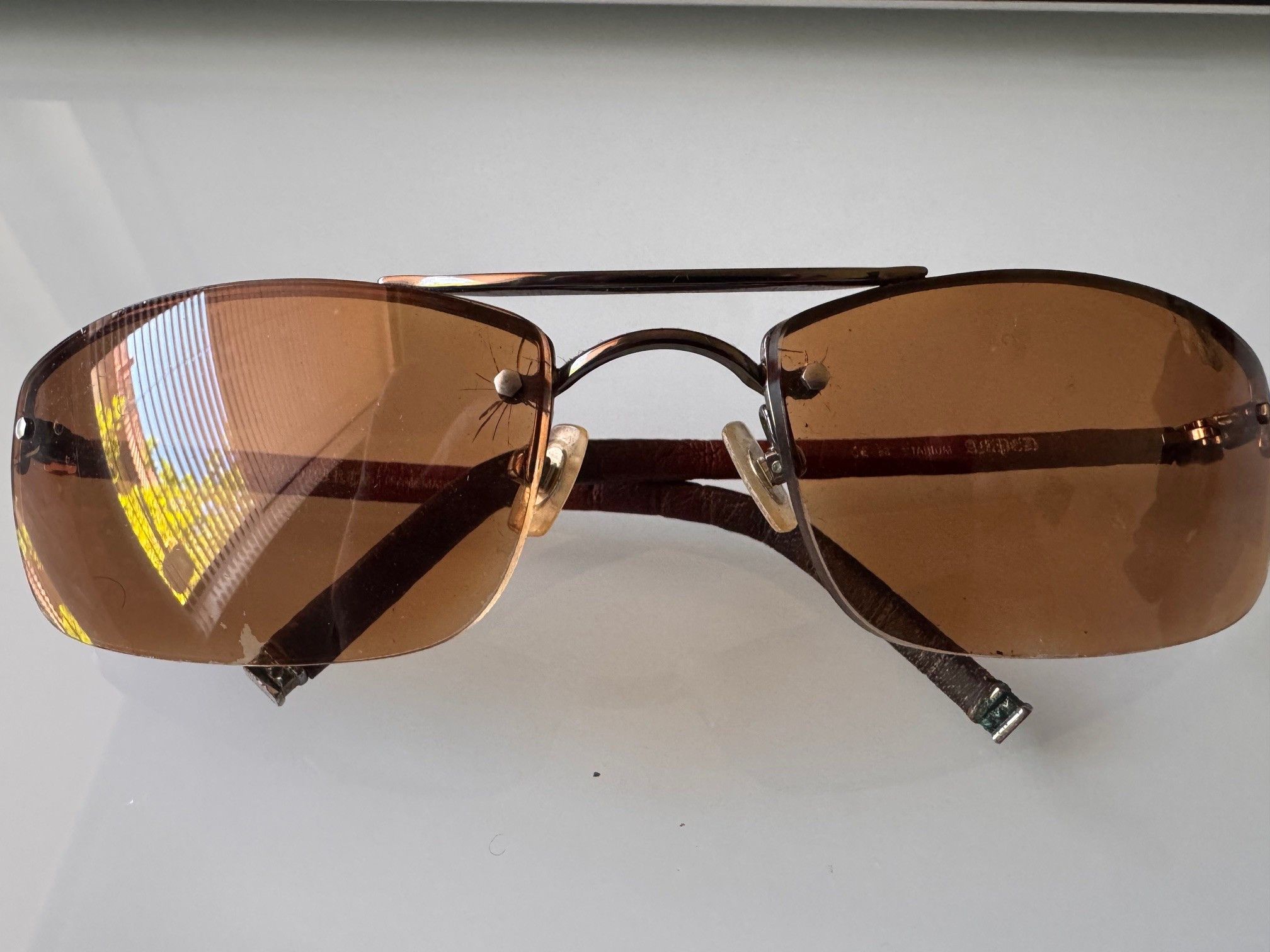 Chrome Hearts RARE Chrome Hearts AMPED Titanium Sunglasses-Made in France Size ONE SIZE - 1 Thumbnail