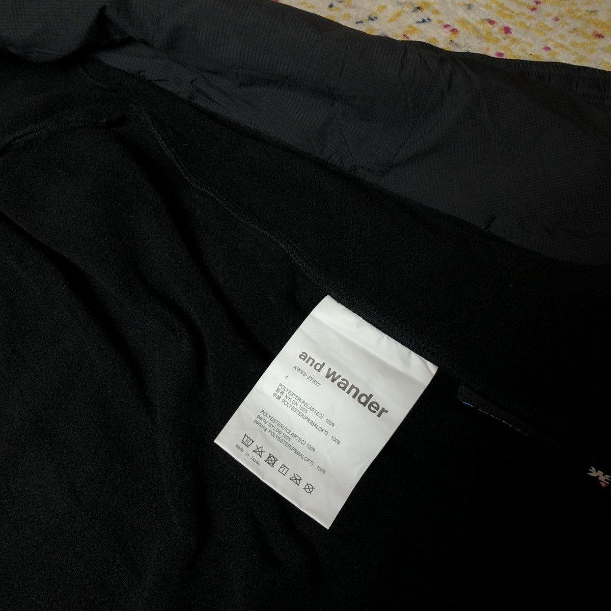 And Wander and WANDER Top Fleece Jacket Black Size US L / EU 52-54 / 3 - 5 Thumbnail