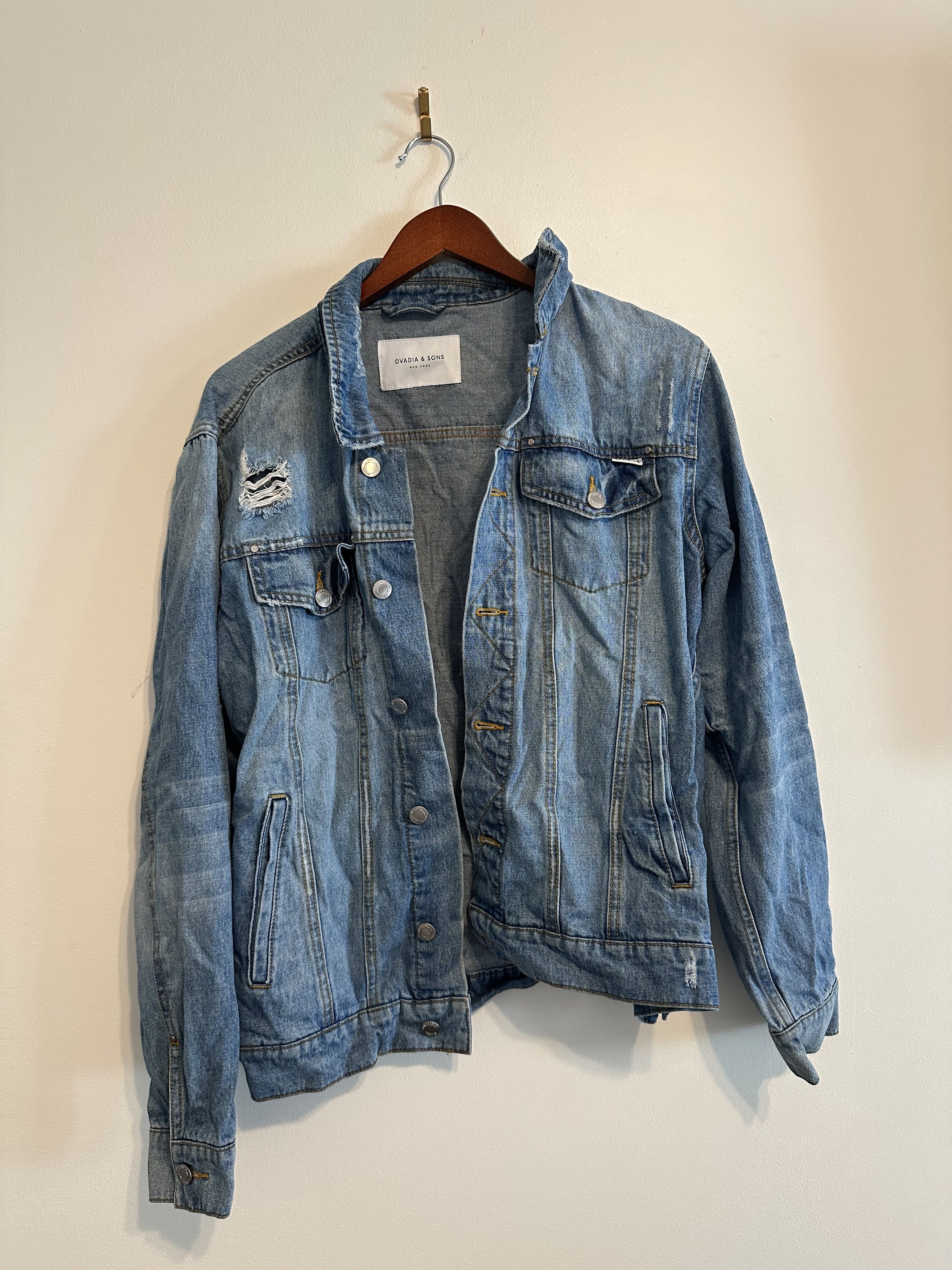 image of Ovadia Sons Jeans Jacket, Men's (Size Medium)