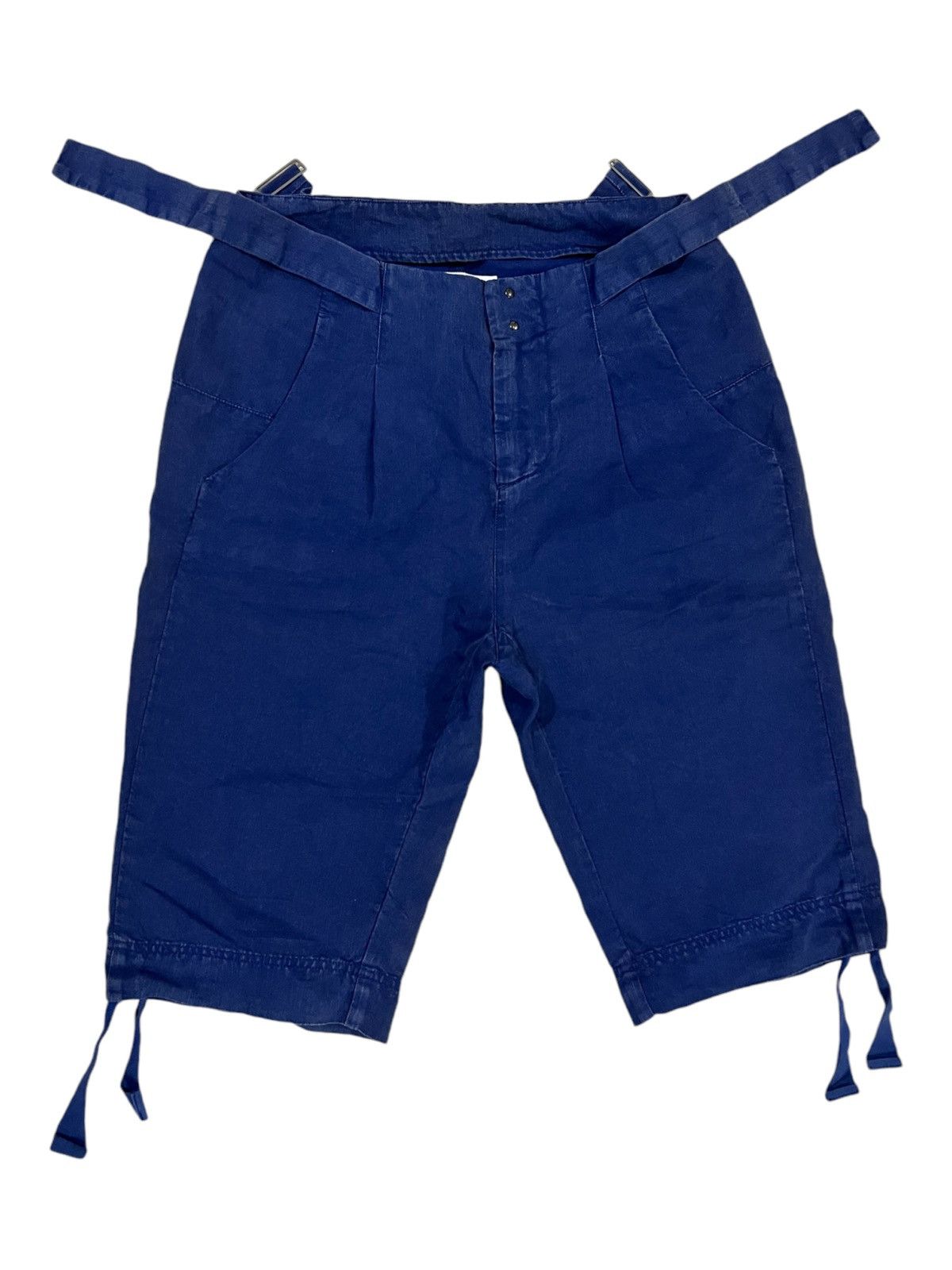 Maison Margiela × Seditionaries Maison Martin Margiela Bondage Strap Buckle Linen Crop Pants Size US 26 / EU 42 - 1 Thumbnail