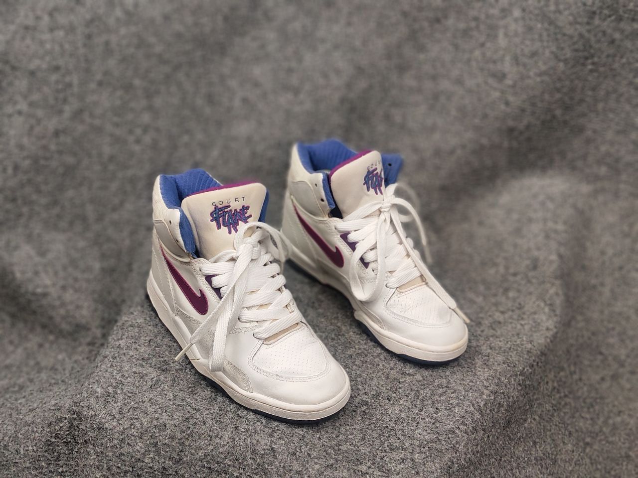 Nike Rare Vintage Original 90's Nike court flare Hi top sneakers Size US 8 / IT 38 - 6 Thumbnail