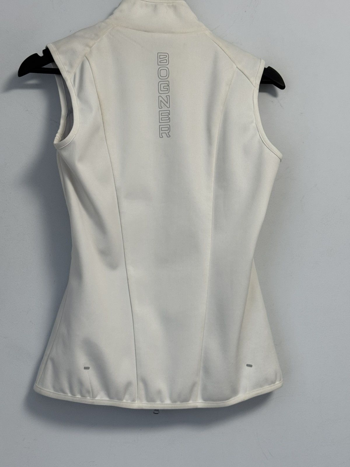 Bogner Women’s Bogner White Quilted Golf Vest Sleeveless Full Zip Size S / US 4 / IT 40 - 17 Thumbnail