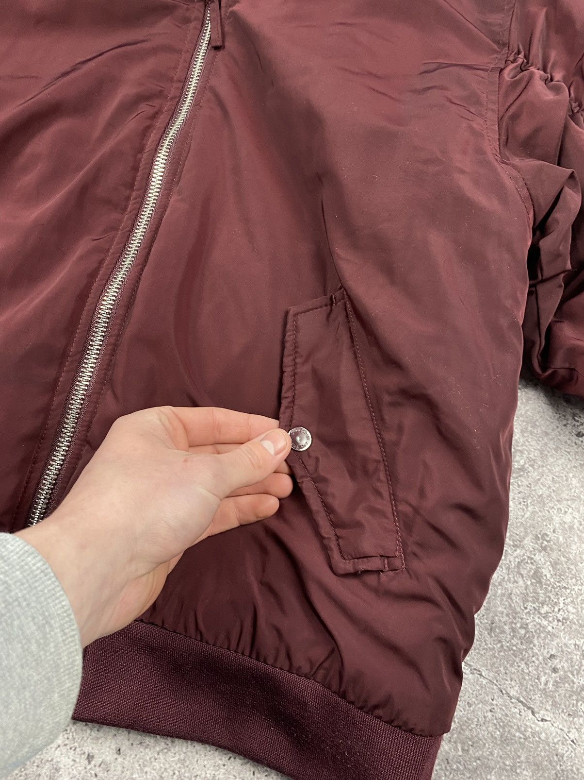 If Six Was Nine × Vintage Vintage Bomber Jacket Baggy Cropped Boxy Japanese Alpha Y2K Size US L / EU 52-54 / 3 - 5 Thumbnail