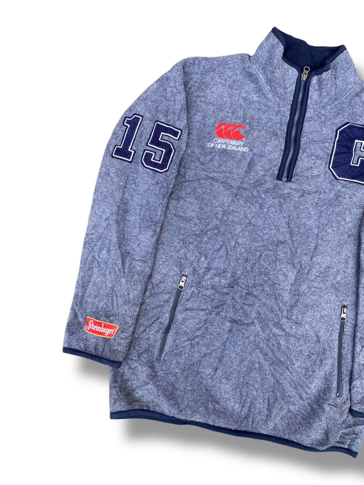 Canterbury of New Zealand × Vintage Canterbury of New Zealand Steinlager Half Zipper Fleece. #E7 Size US L / EU 52-54 / 3 - 3 Thumbnail