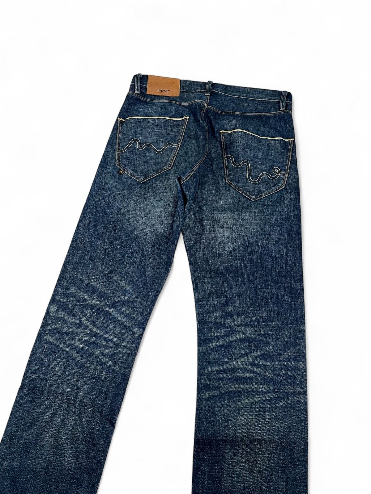 Japanese Brand 🇯🇵WESC Japanese slim selvadge denim jeans pants Size US 29 - 5 Thumbnail