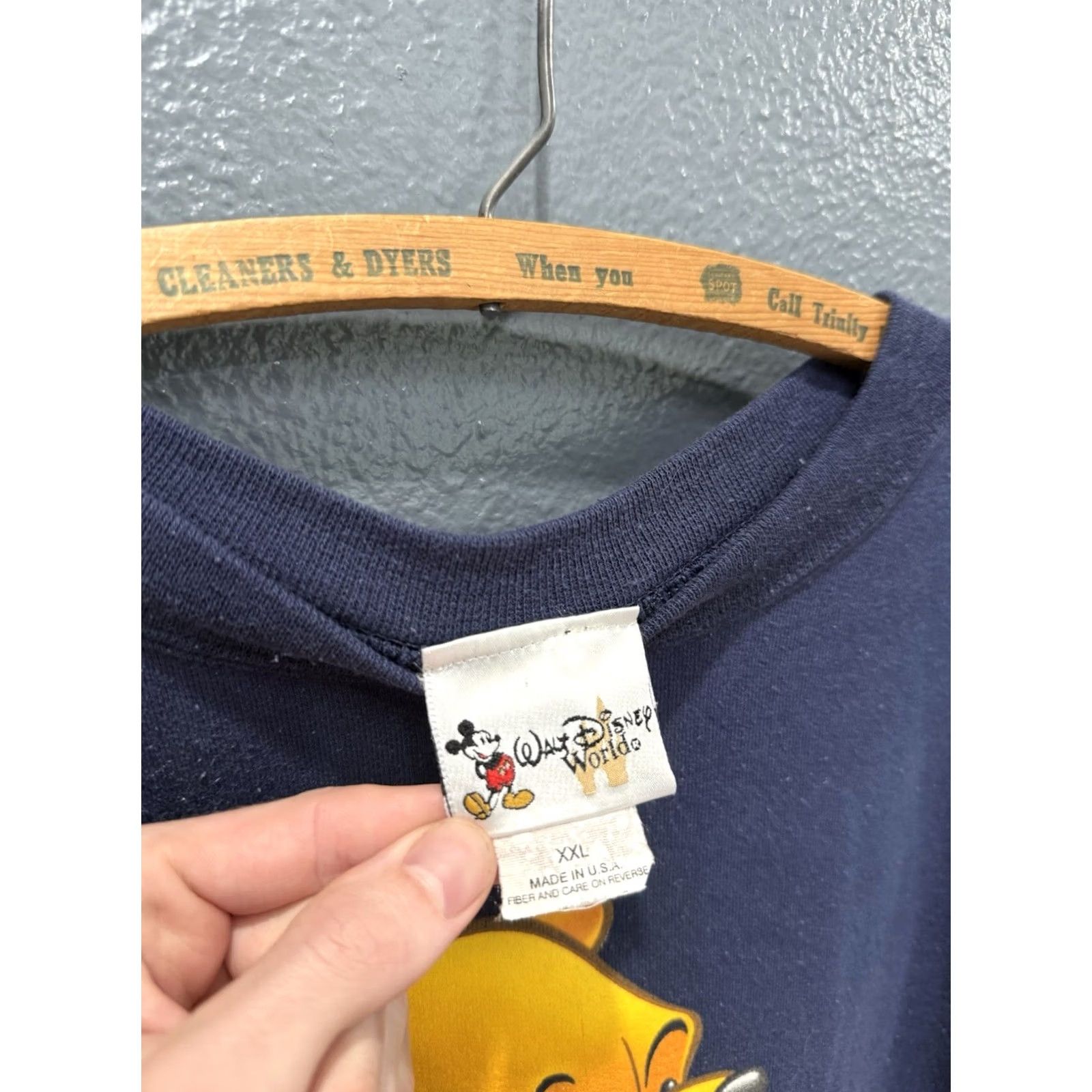 Disney VINTAGE Disney Winnie The Pooh Sweatshirt Blue 2XL Men 90s Pullover Size 2XL Size US XXL / EU 58 / 5 - 2 Thumbnail