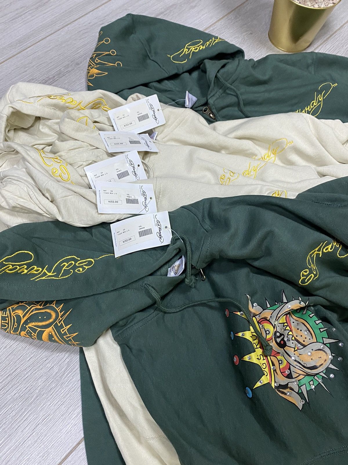 Ed Hardy Ed Hardy 🐶 vintage dogs rule big logo hoodie Size US XXL / EU 58 / 5 - 13 Thumbnail