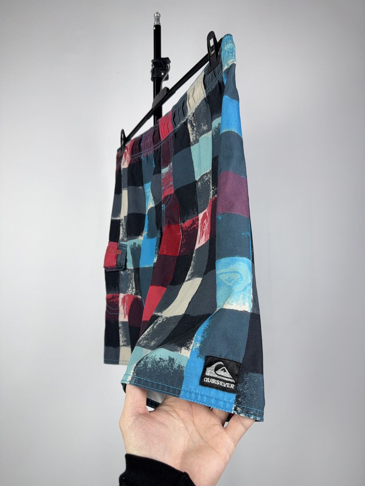 Quiksilver × Vintage Vintage 00s QUIKSILVER OVER PRINT Japanese Surf style Shorts Size US 30 / EU 46 - 2 Thumbnail