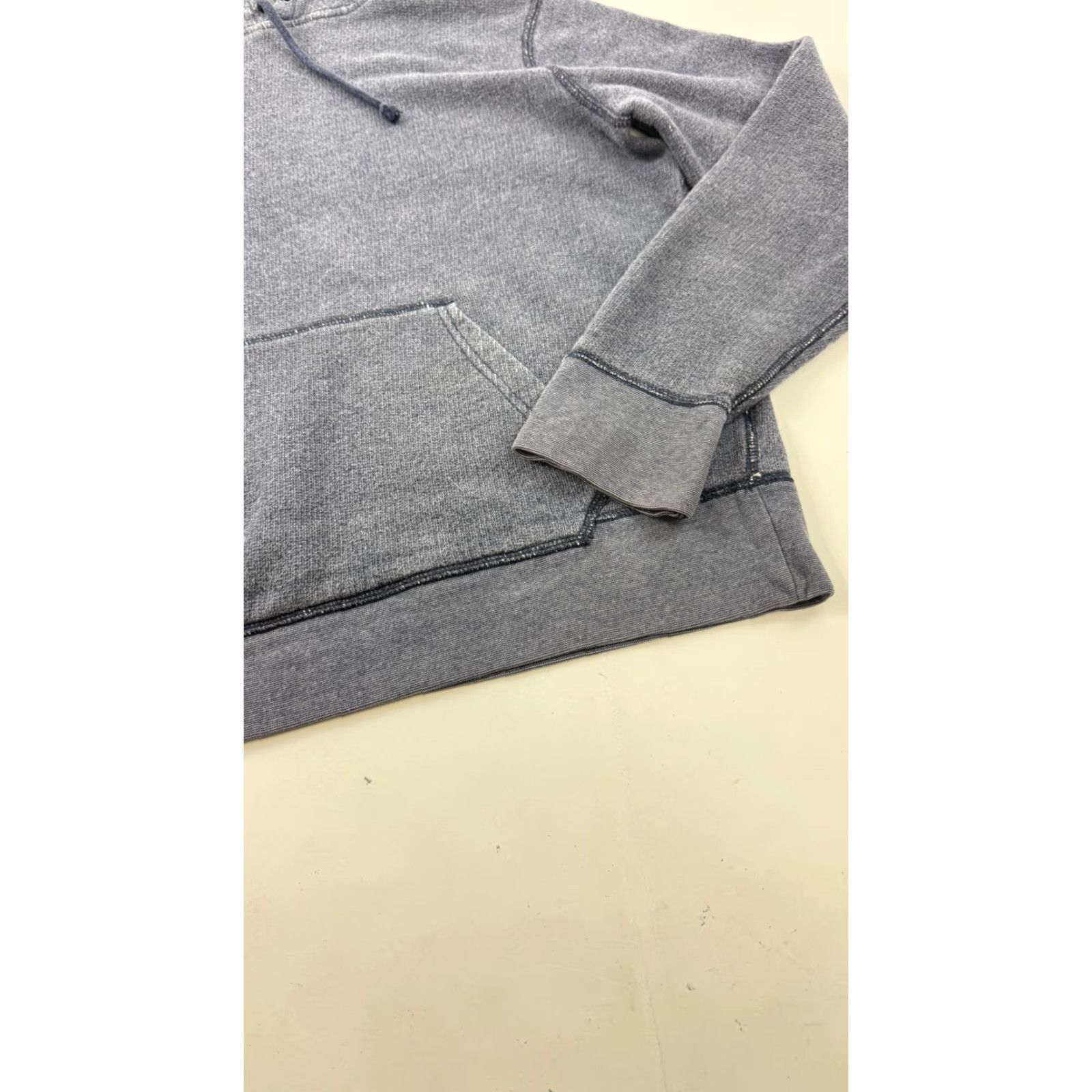 J.Crew VINTAGE J.Crew Hoodie Sweatshirt Mens M Gray Kangaroo Pocket Fleece Pullover Size US M / EU 48-50 / 2 - 2 Thumbnail