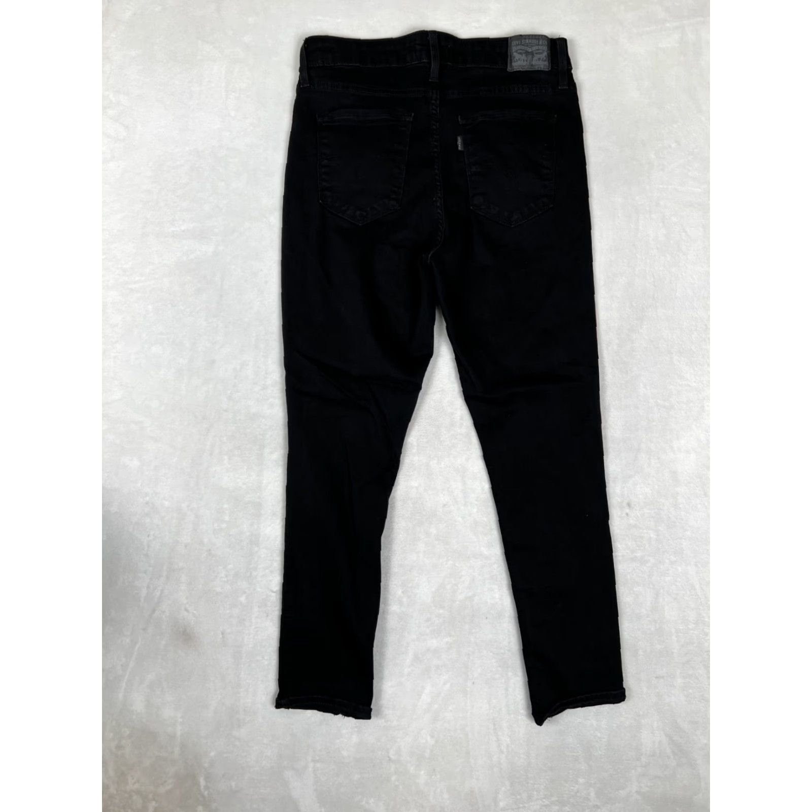 Levi's Levi's 721 High Rise Skinny Jeans Women's 31x27 Black Denim Stretch Zip Size 24" / US 00 / IT 34 - 5 Thumbnail