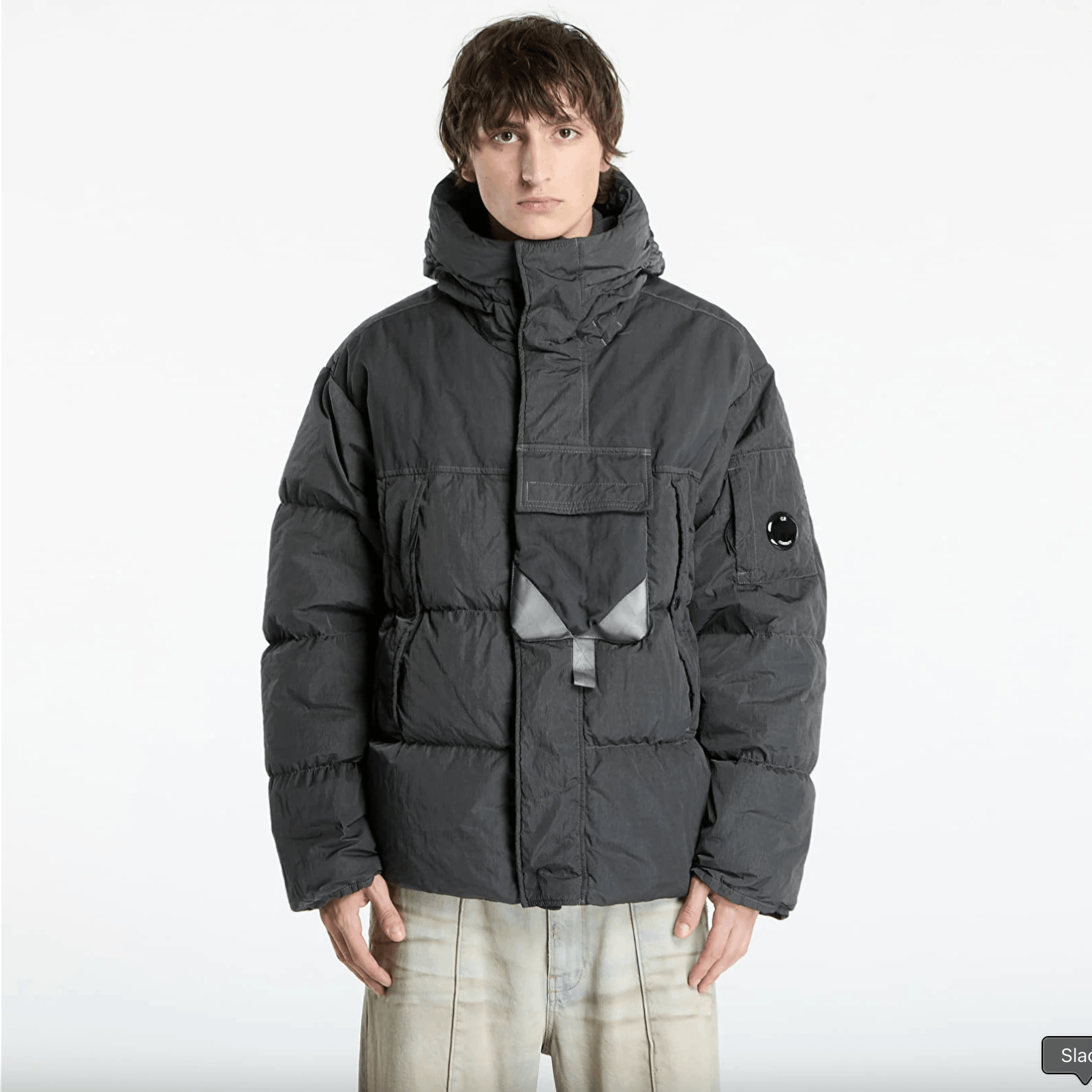 C.P. Company Eco Chrome-E Google Jacket (Dark Shadow) Size US L / EU 52-54 / 3 - 2 Thumbnail