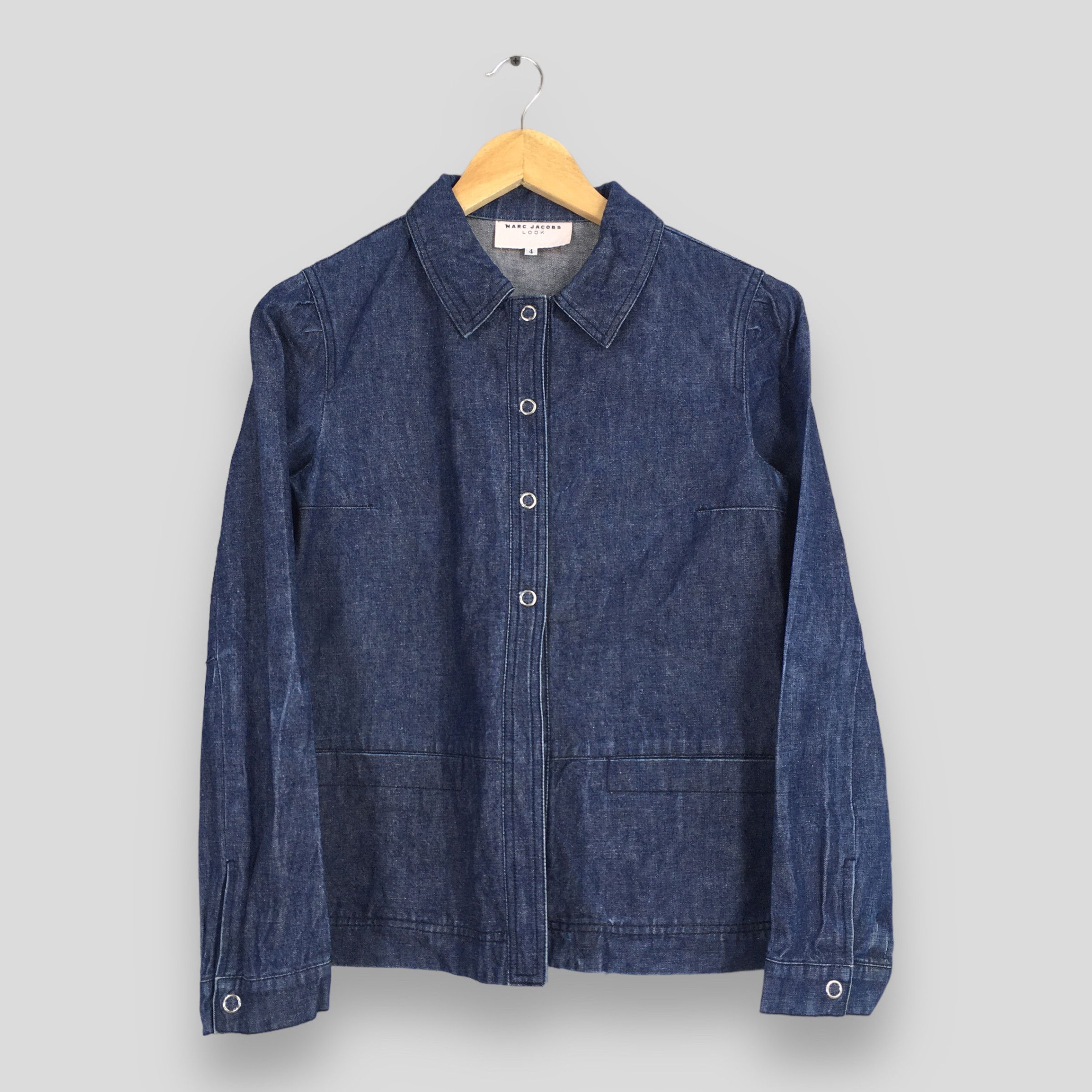 Designer × Marc Jacobs Vintage Marc Jacobs Blue Denim Women Shirt XS Size XS / US 0-2 / IT 36-38 - 1 Thumbnail