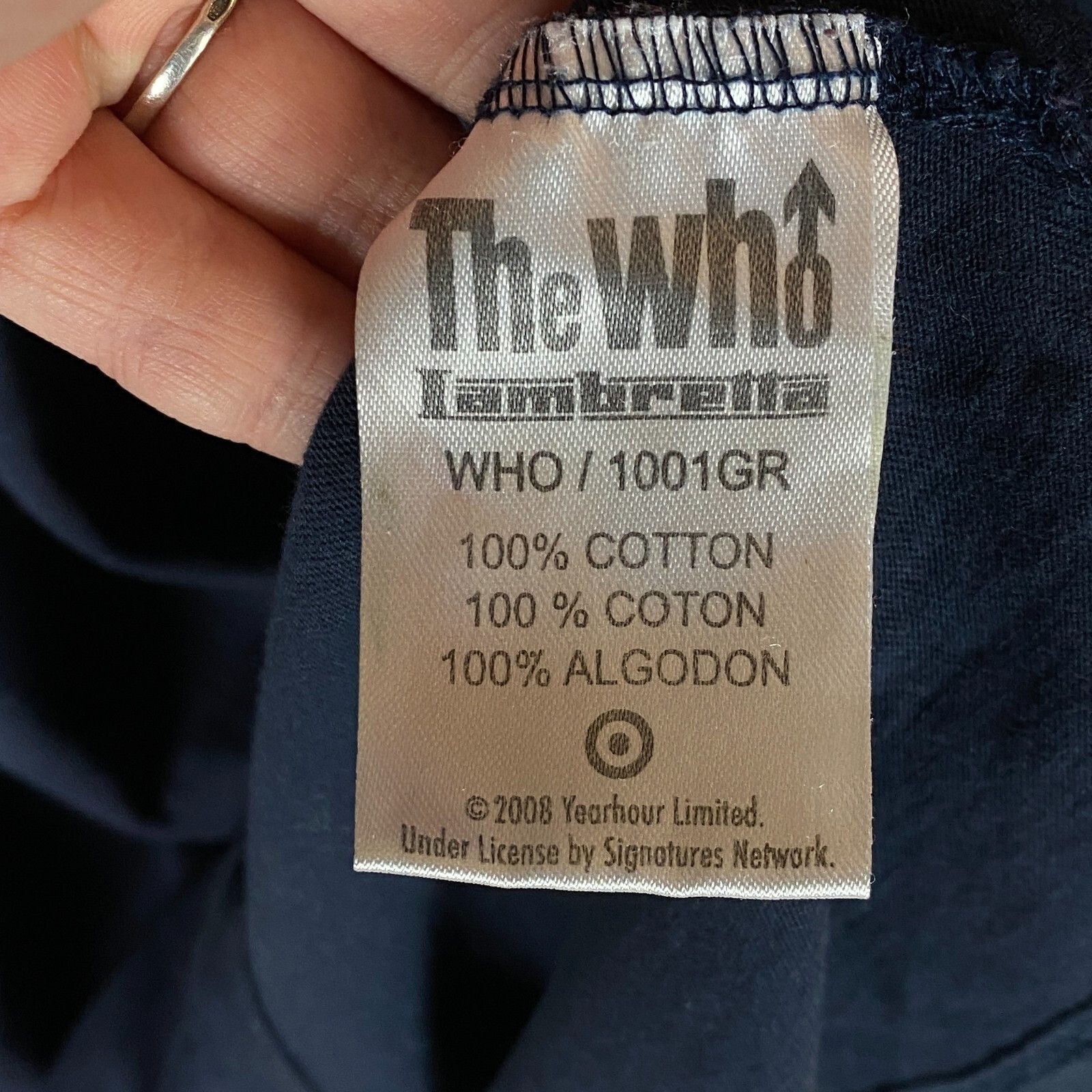 Lambretta Lambretta The Who Tee Men's Size XL Blue Short Sleeve ` Size US XL / EU 56 / 4 - 8 Thumbnail