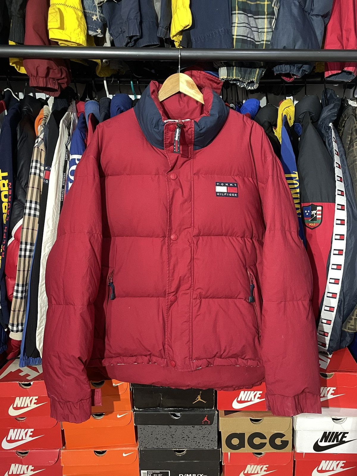 Tommy Hilfiger × Vintage Puffer Tommy Hilfiger Vintage 90’s Collection Size US XL / EU 56 / 4 - 1 Thumbnail