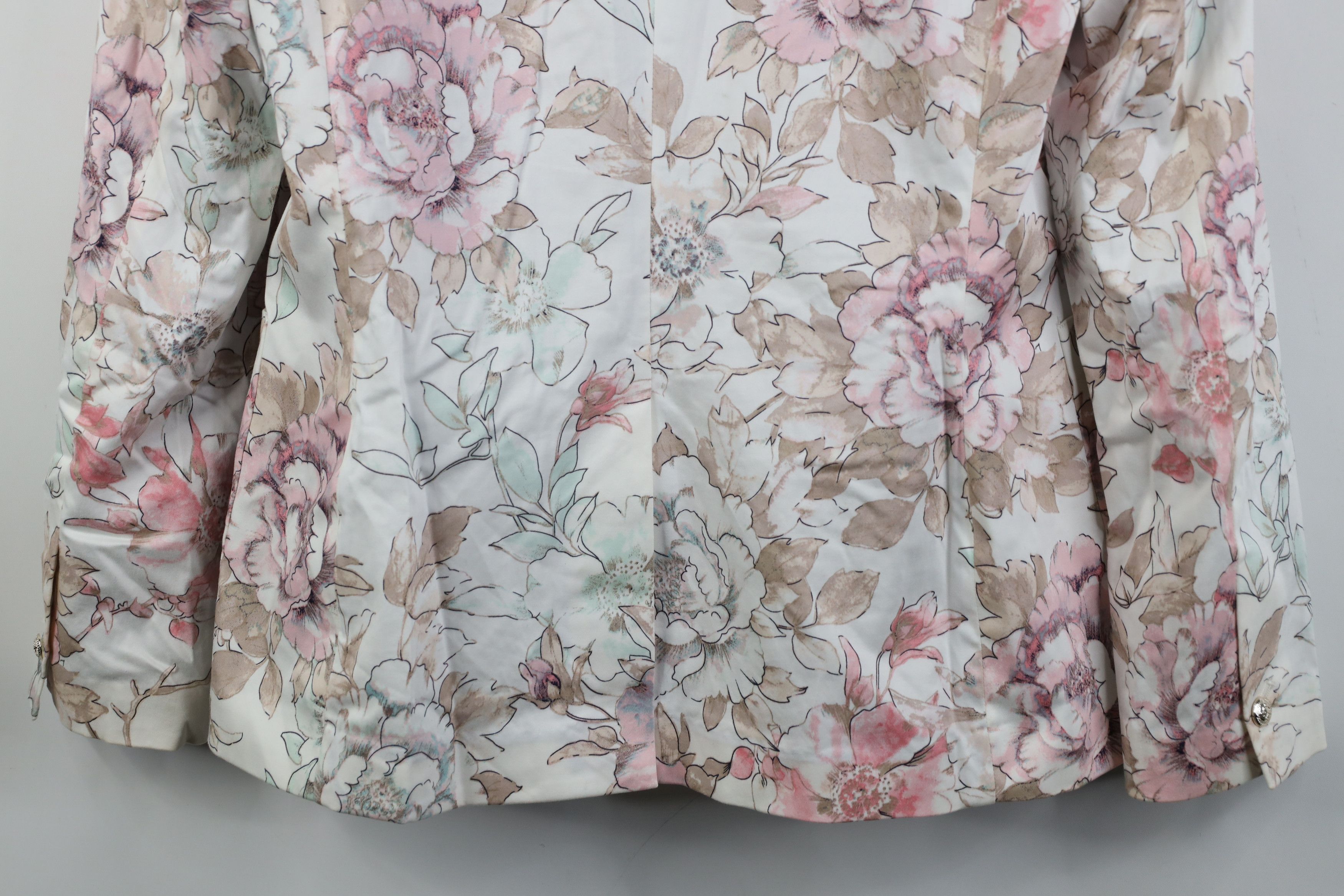 Tommy Hilfiger Tommy Hilfiger Floral One Button Suit Coat Blazer Jacket Size L / US 10 / IT 46 - 15 Thumbnail