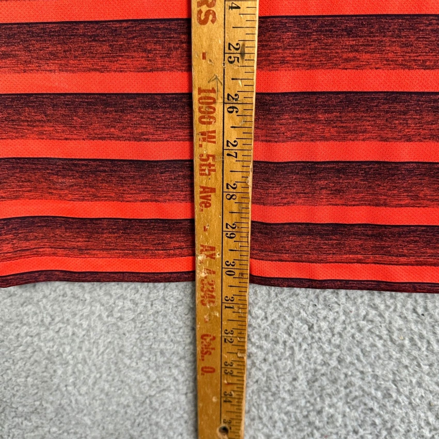 Adidas Adidas Adult Mens XL Shirt Golf Polo Orange Black Stripes Rugby Performance EUC Size US XL / EU 56 / 4 - 7 Thumbnail