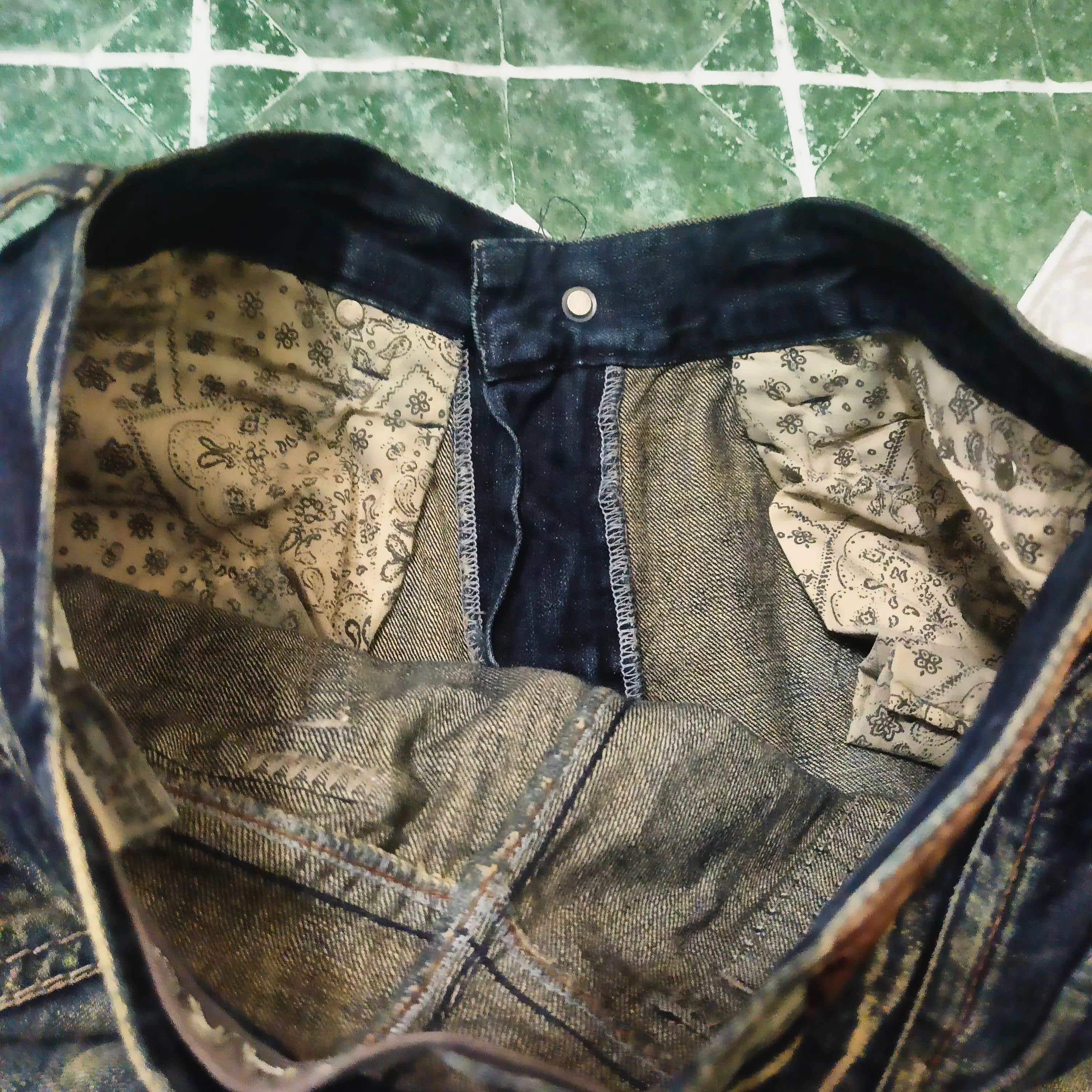 If Six Was Nine 90s Buckaroo jeans flared distressed jeans bootcut Size US 32 / EU 48 - 17 Thumbnail