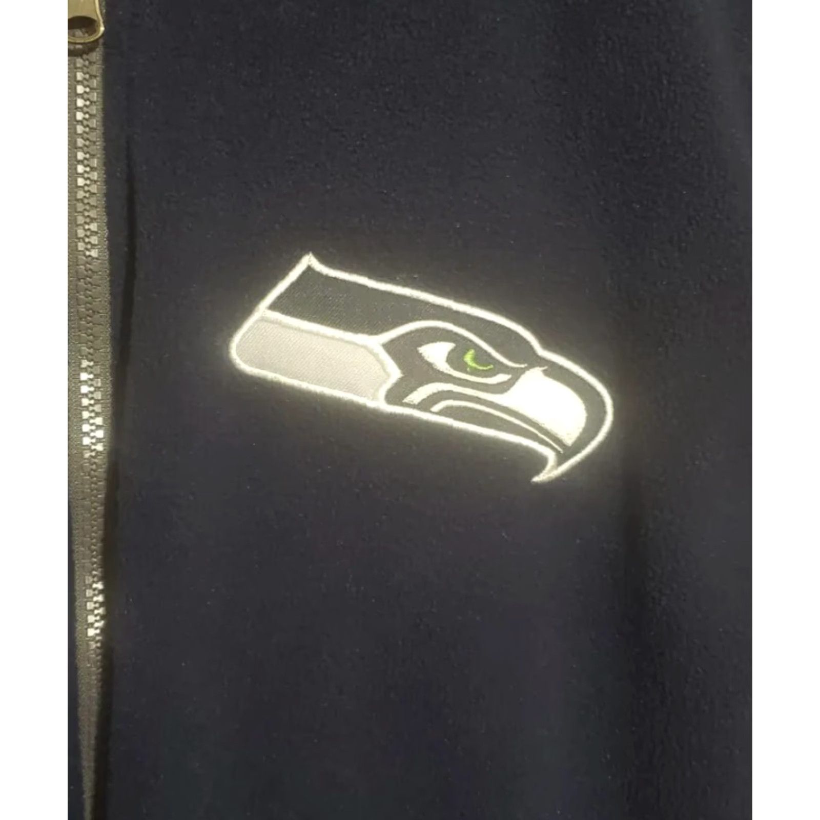 NFL NFL Seattle Seahawks Blue Full Zip Sleeveless Vest Jacket Men XL Size US XXL / EU 58 / 5 - 3 Thumbnail
