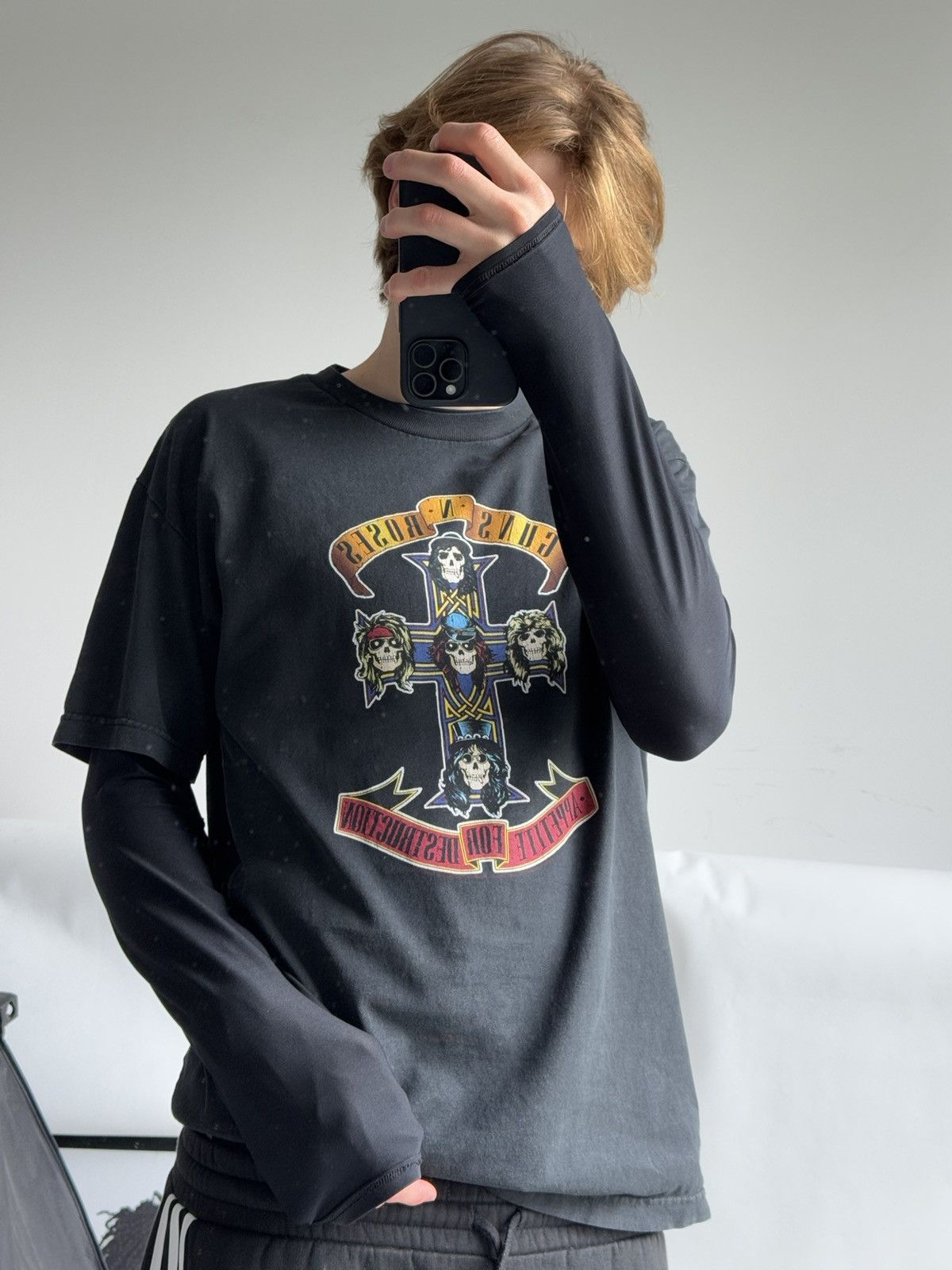 Band Tees Vintage Guns N Roses Appetite for Destruction T Shirt Size US L / EU 52-54 / 3 - 15 Thumbnail