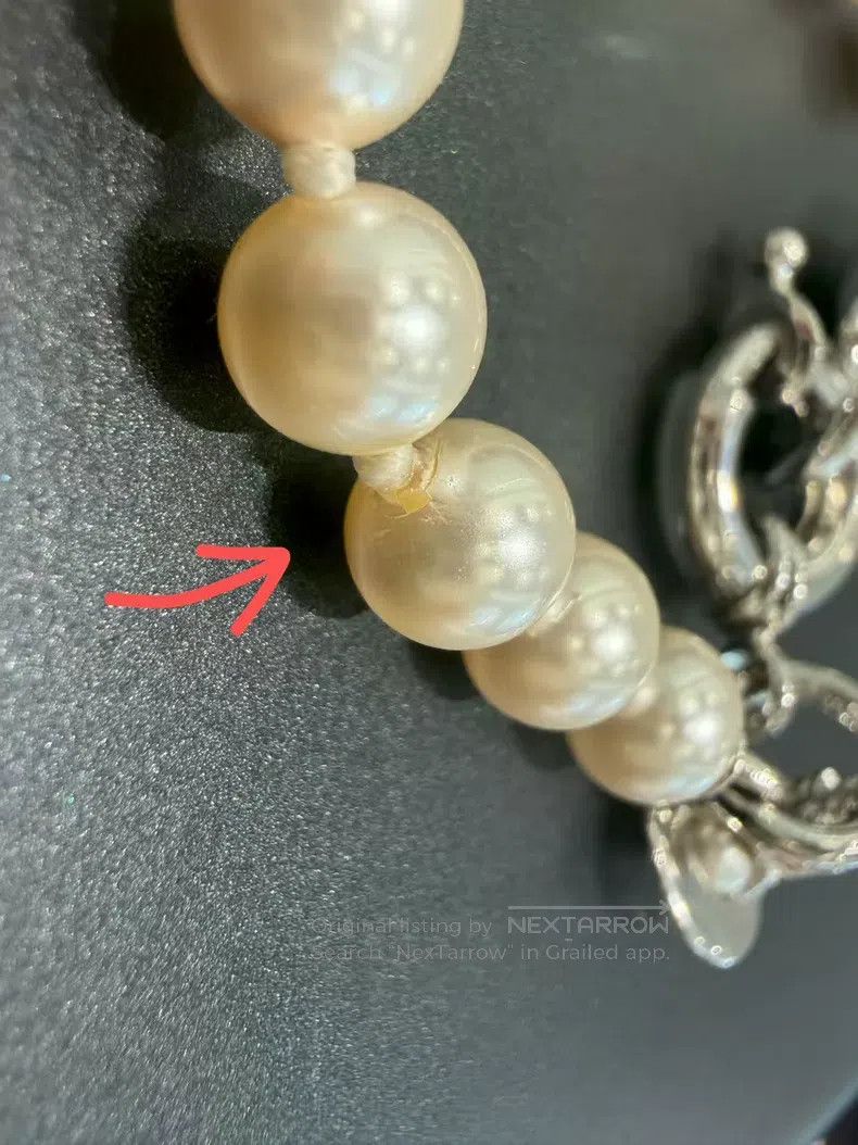 Vivienne Westwood Vivienne Westwood Saturn Pearl Necklace Size ONE SIZE - 6 Thumbnail