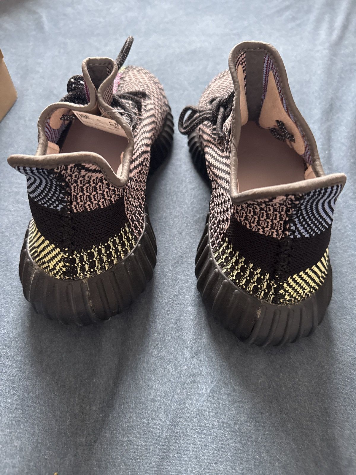 Yeezy Adidas Yeezy 350 v2 Yecheil (Non Reflective) Size US 12 / EU 45 - 4 Thumbnail