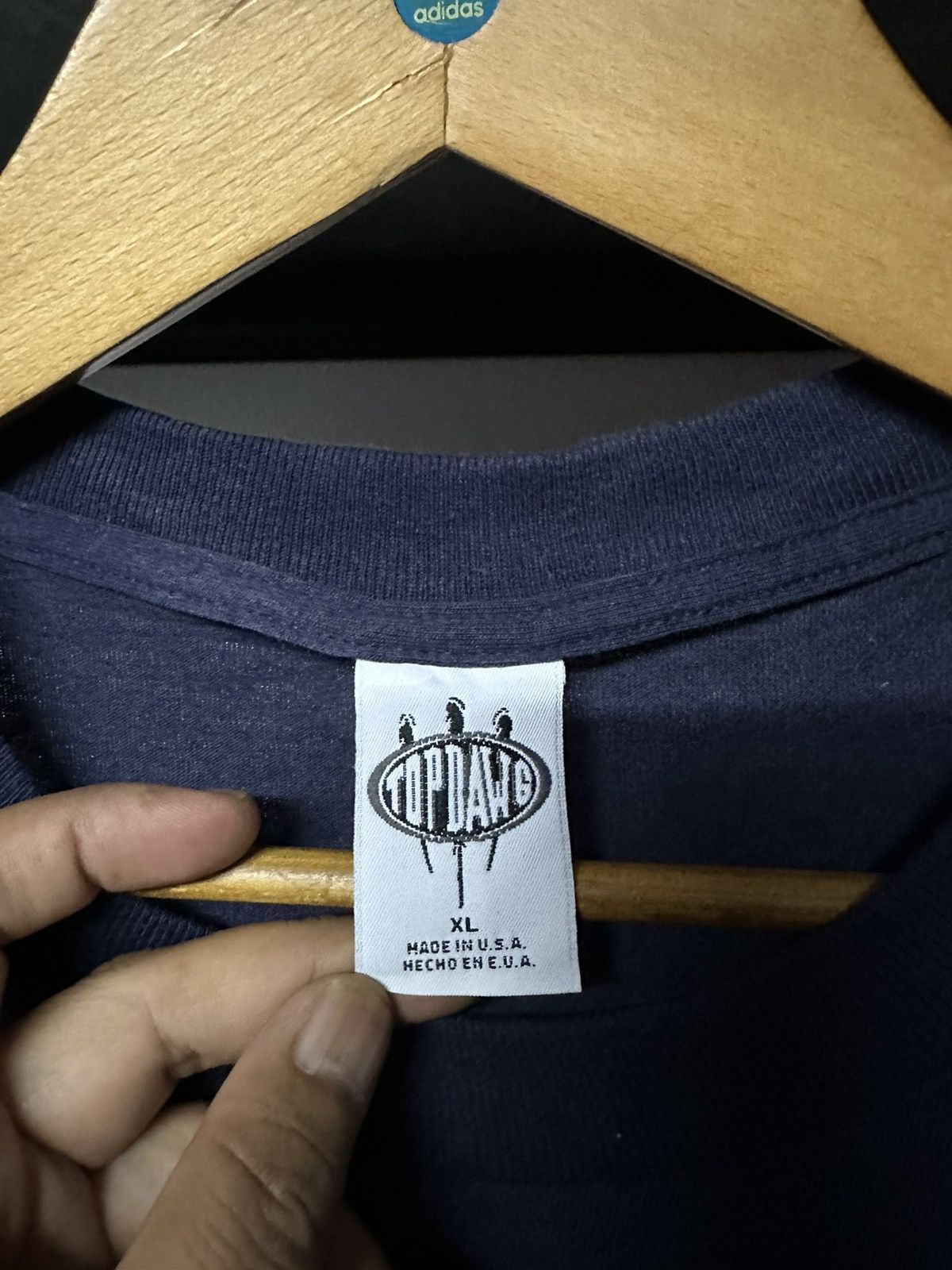 Top Dawg Entertainment × Vintage Vintage 90s Top Dawg Ice Reaper Sun Faded Tee Size US XL / EU 56 / 4 - 10 Thumbnail