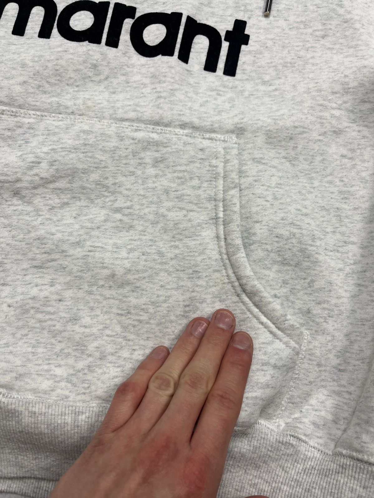 Isabel Marant × Japanese Brand Isabel Marant Velvet Logo Hoodie Boxy Rare Y2k Size US S / EU 44-46 / 1 - 8 Thumbnail