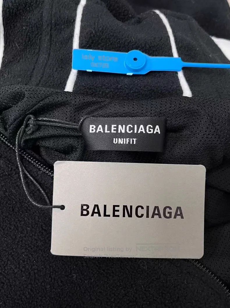 Balenciaga Balenciaga Vintage Sport Striped Logo Printed Zip-Up Colla Size US XS / EU 42 / 0 - 5 Thumbnail