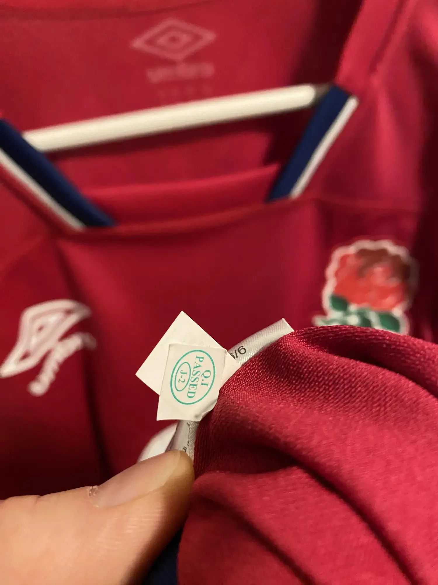 Umbro Umbro England Rugby Away Jersey 2020 / 21 size XL Size US XL / EU 56 / 4 - 9 Thumbnail