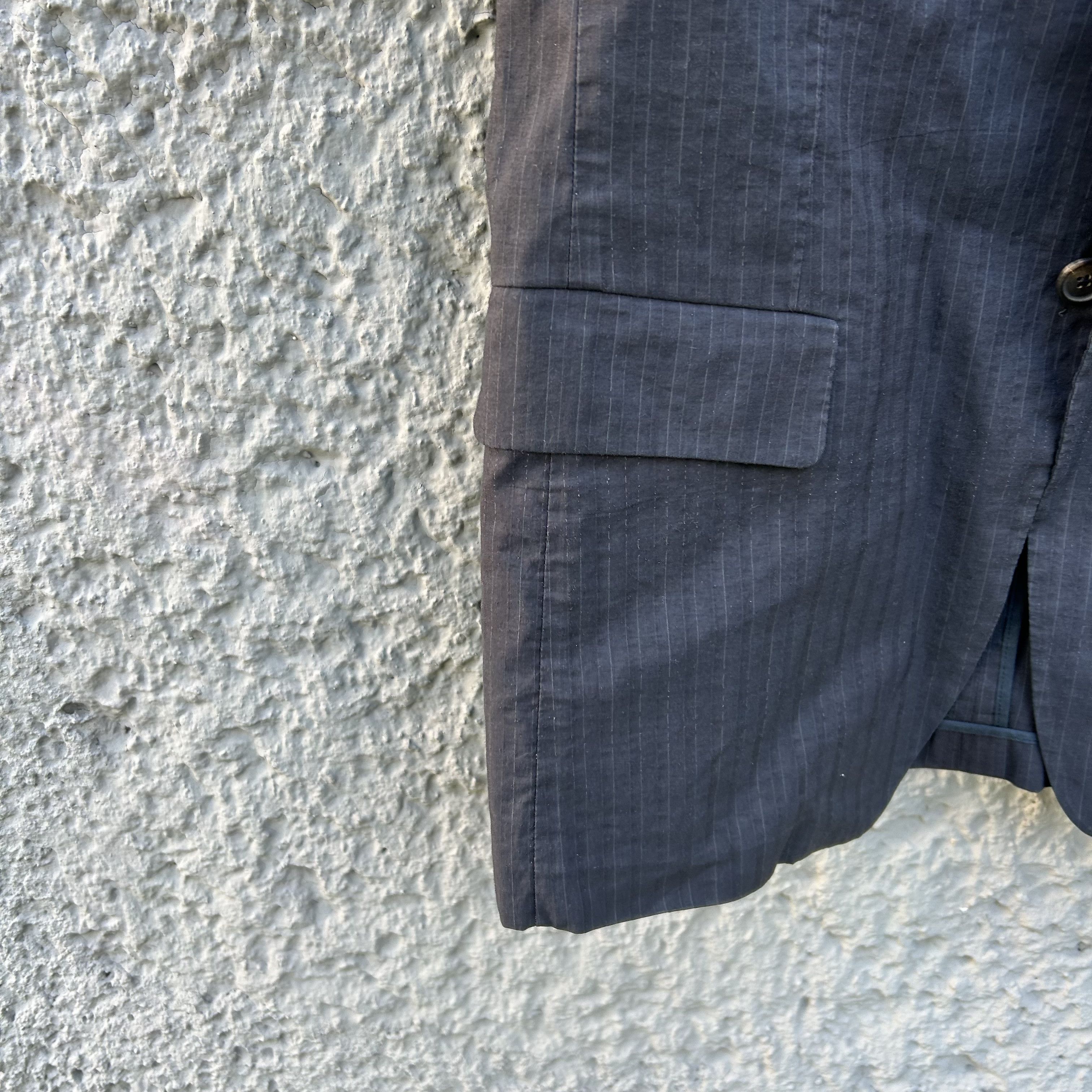 Jil Sander Jil Sander Dark Blue Pinstripe Blazer Jacket Size 48R - 5 Thumbnail