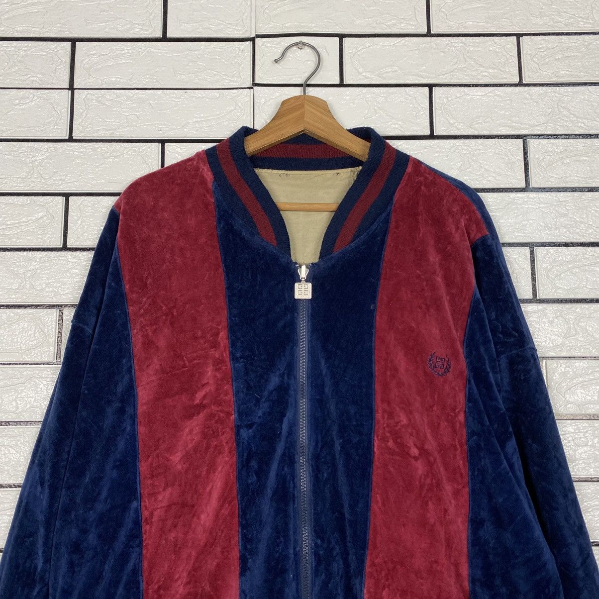 Givenchy Vintage Velvet Reversible Bomber Jacket Givenchy Size US XL / EU 56 / 4 - 6 Thumbnail