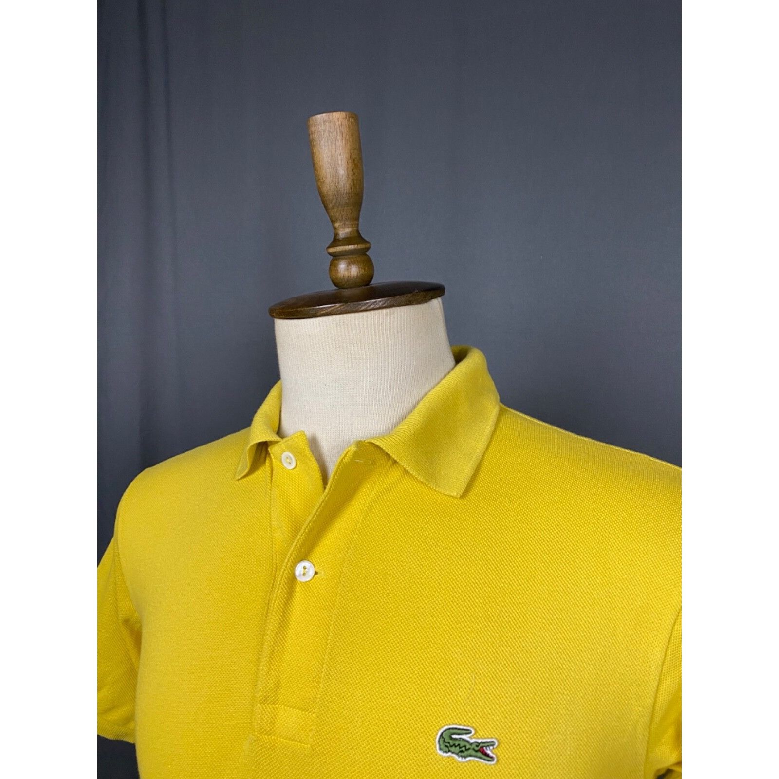 Lacoste Lacoste Small Logo Men's Yellow Polo T-Shirt Size 3 Size US L / EU 52-54 / 3 - 5 Thumbnail