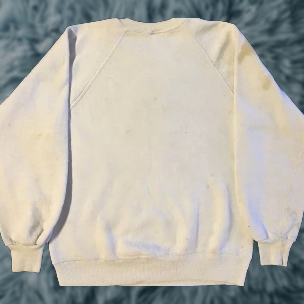 Thrasher Vtg 80s Cat Faded Distress Sweatshirt XS S Animal Kitten Art Dog Punk Grunge 90s Hoodie Men XS White USA Thrashed Size US XS / EU 42 / 0 - 1 Thumbnail