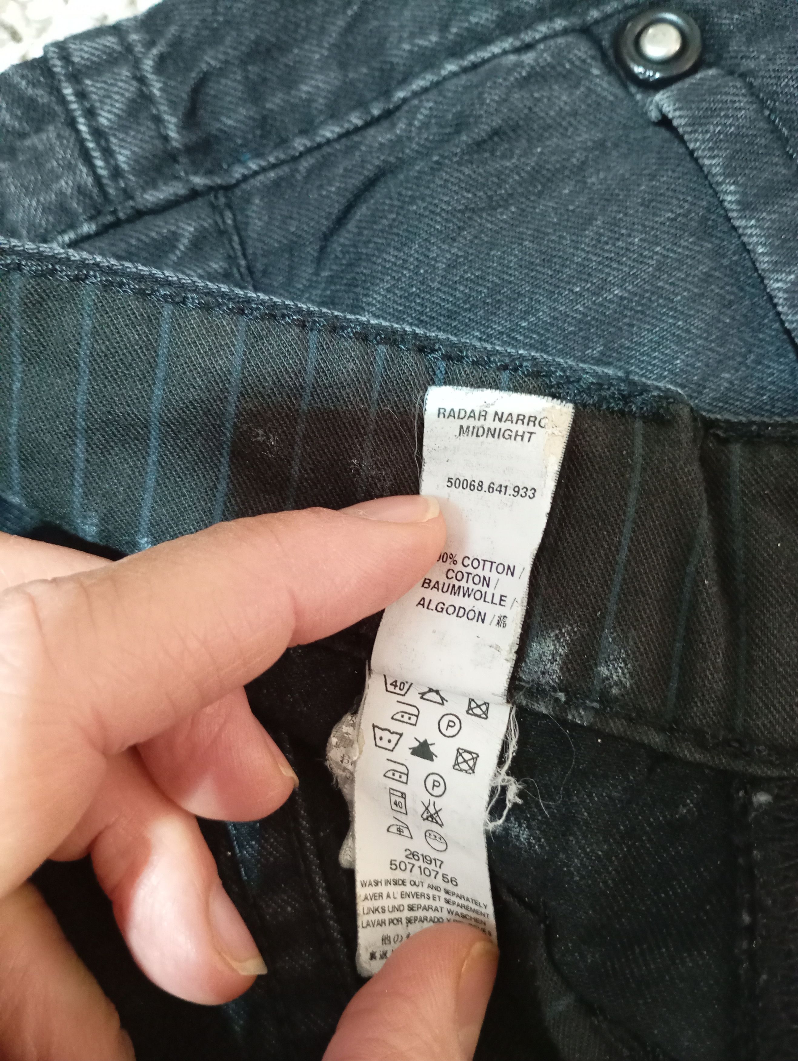 G-Star G-Star Raw 3301 Radar Narrow Midnight Denim Pants Jeans Size US 32 / EU 48 - 11 Thumbnail