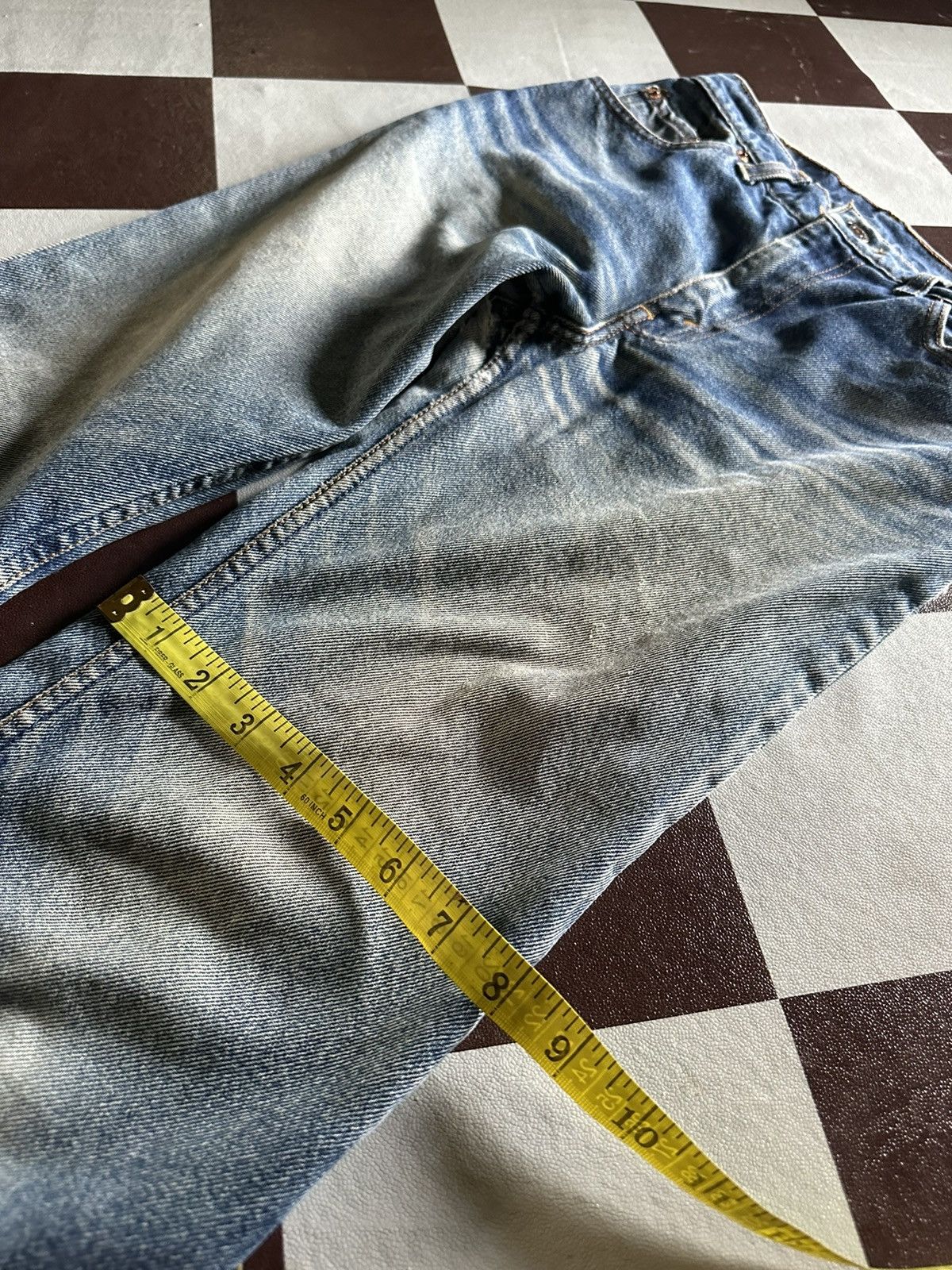 Levi's Vintage Levi’s 505-0217 top button 359 blue denim jeans Size US 26 / EU 42 - 15 Thumbnail
