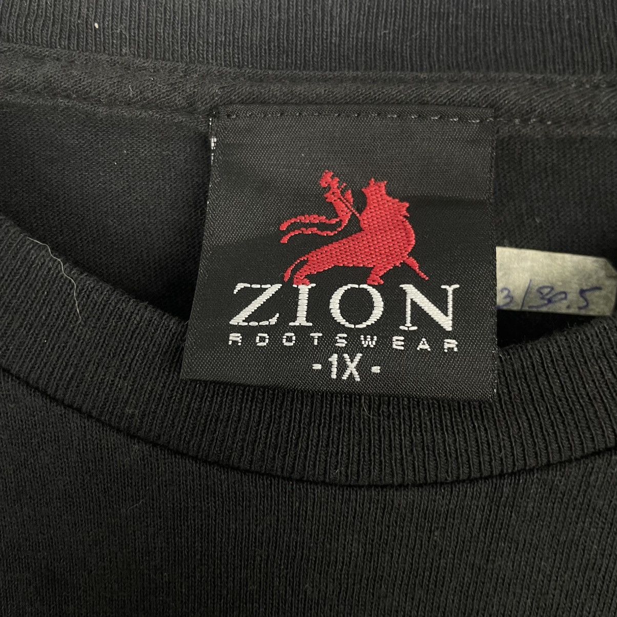 Designer × Vintage T-shirt vintage Bob Marley medium Zion rootswear - Size US M / EU 48-50 / 2 - 7 Thumbnail