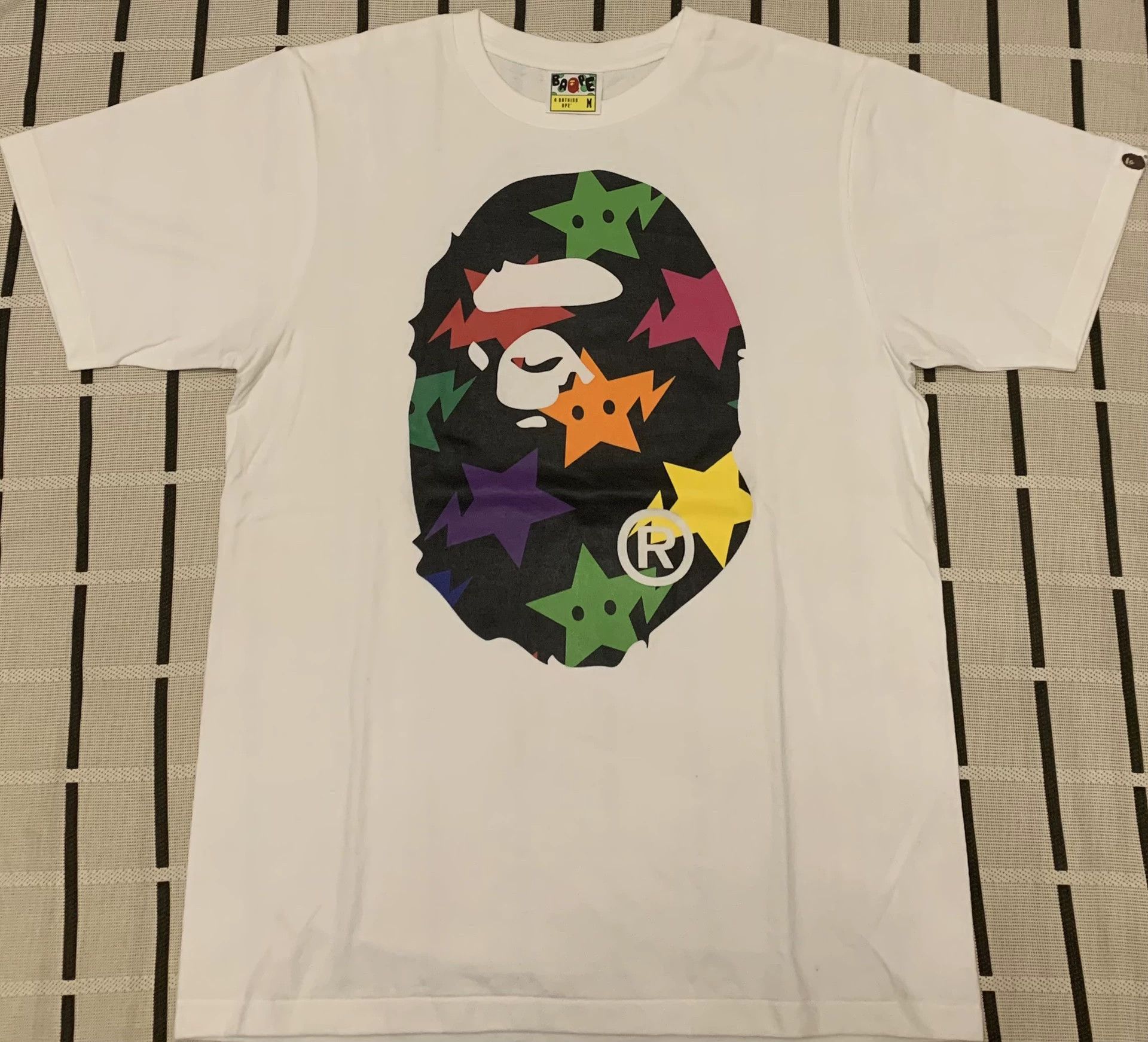 Bape Bape Rainbow Multi T-Shirt M Men Size US M / EU 48-50 / 2 - 1 Thumbnail