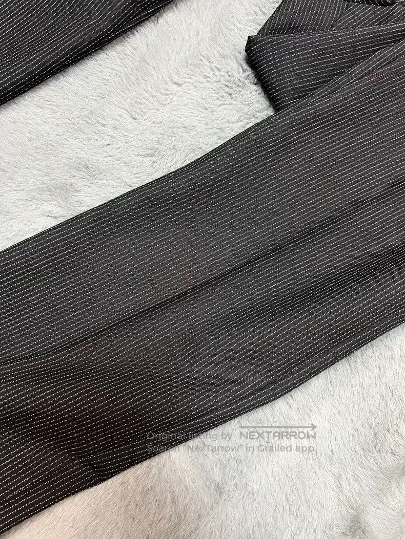 Dior Dior Silver Stripe Straight Wool Trousers Size US 30 / EU 46 - 4 Thumbnail