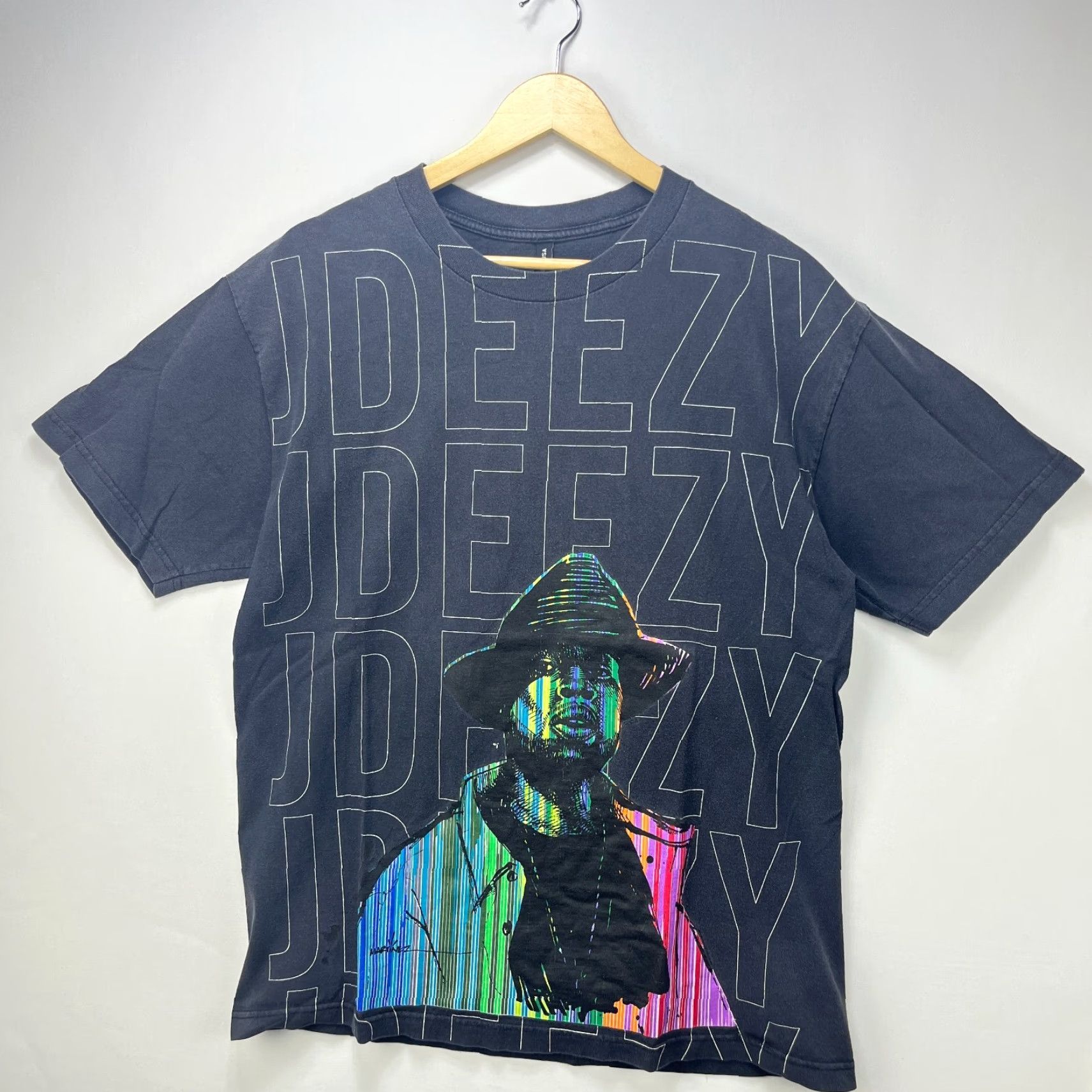 Vintage VINTAGE J Dilla Temple Effective Idealist T-Shirt AOP Large Made in USA Shirt Mens L Black Size US L / EU 52-54 / 3 - 2 Thumbnail