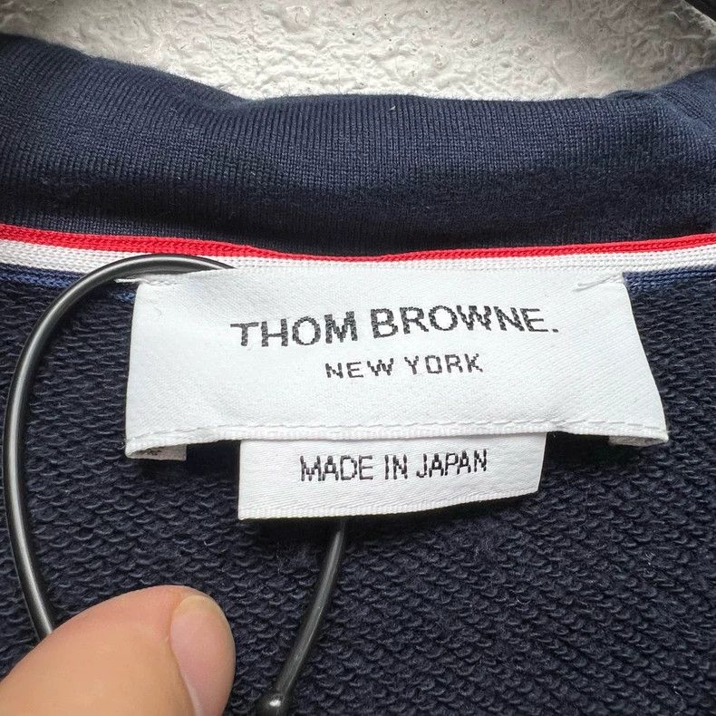 Thom Browne Thom Browne size6 Dark blue zip hoodie Size US XXL / EU 58 / 5 - 3 Thumbnail