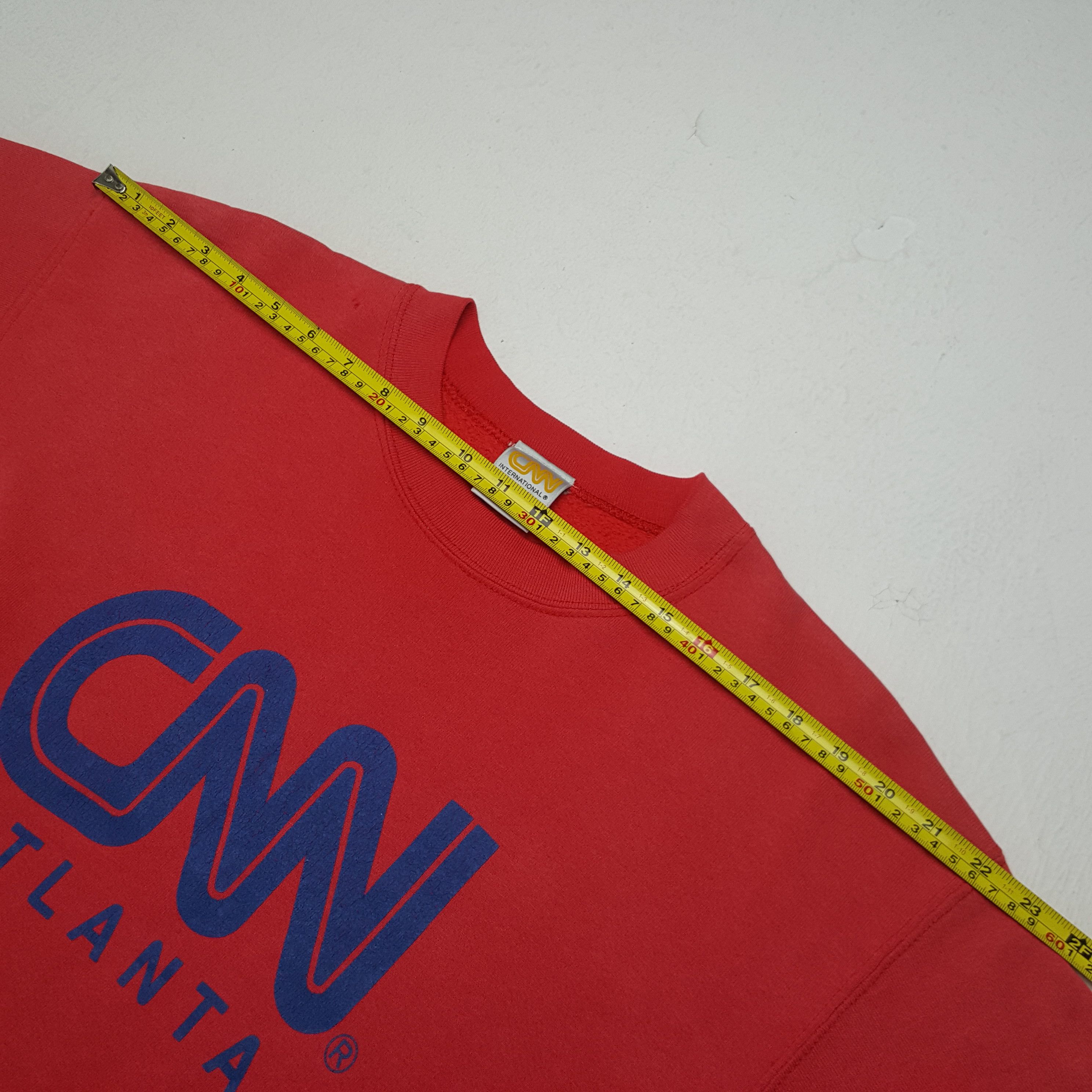 Vintage Vintage CNN Atlanta Sweatshirt Size US M / EU 48-50 / 2 - 7 Thumbnail