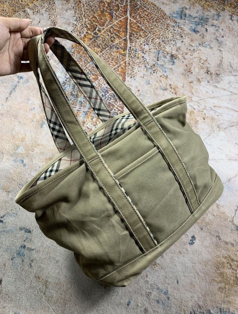 Burberry Vintage Burberrys Kanvas Tote Bags Size ONE SIZE - 8 Thumbnail