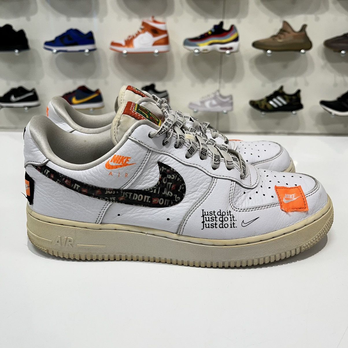 Nike Nike Air Force 1 Low Just Do It Pack White/Black Size US 9.5 / EU 42-43 - 7 Thumbnail