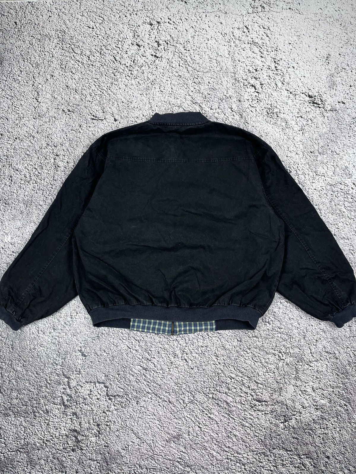 Lacoste Vintage Lacoste Reversible Bomber Jacket Checkered Black Size US XXL / EU 58 / 5 - 13 Thumbnail