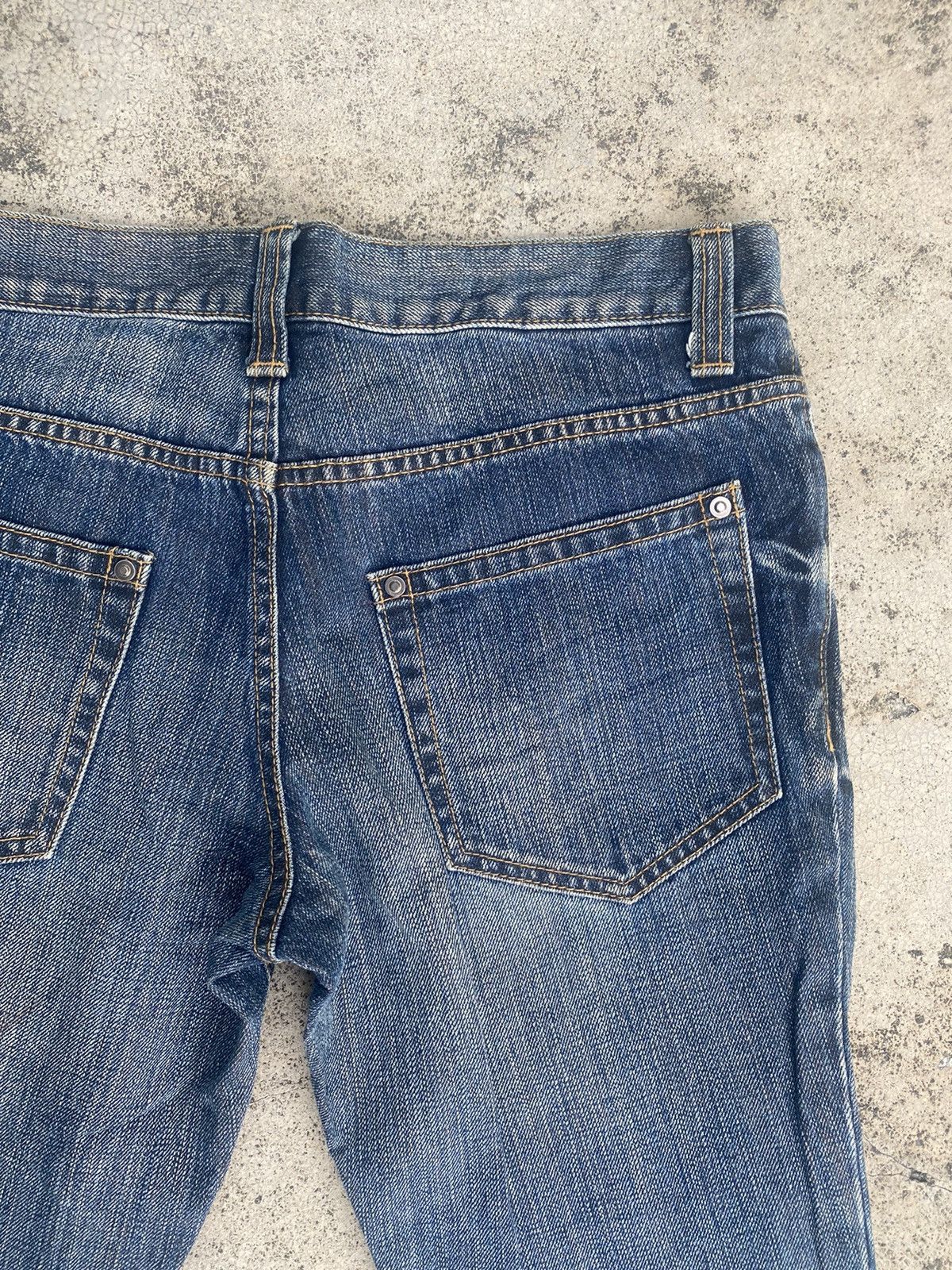 If Six Was Nine × Japanese Brand Flare Jeans Modern Lovers Clawmark Mud Distressd Size US 30 / EU 46 - 21 Thumbnail
